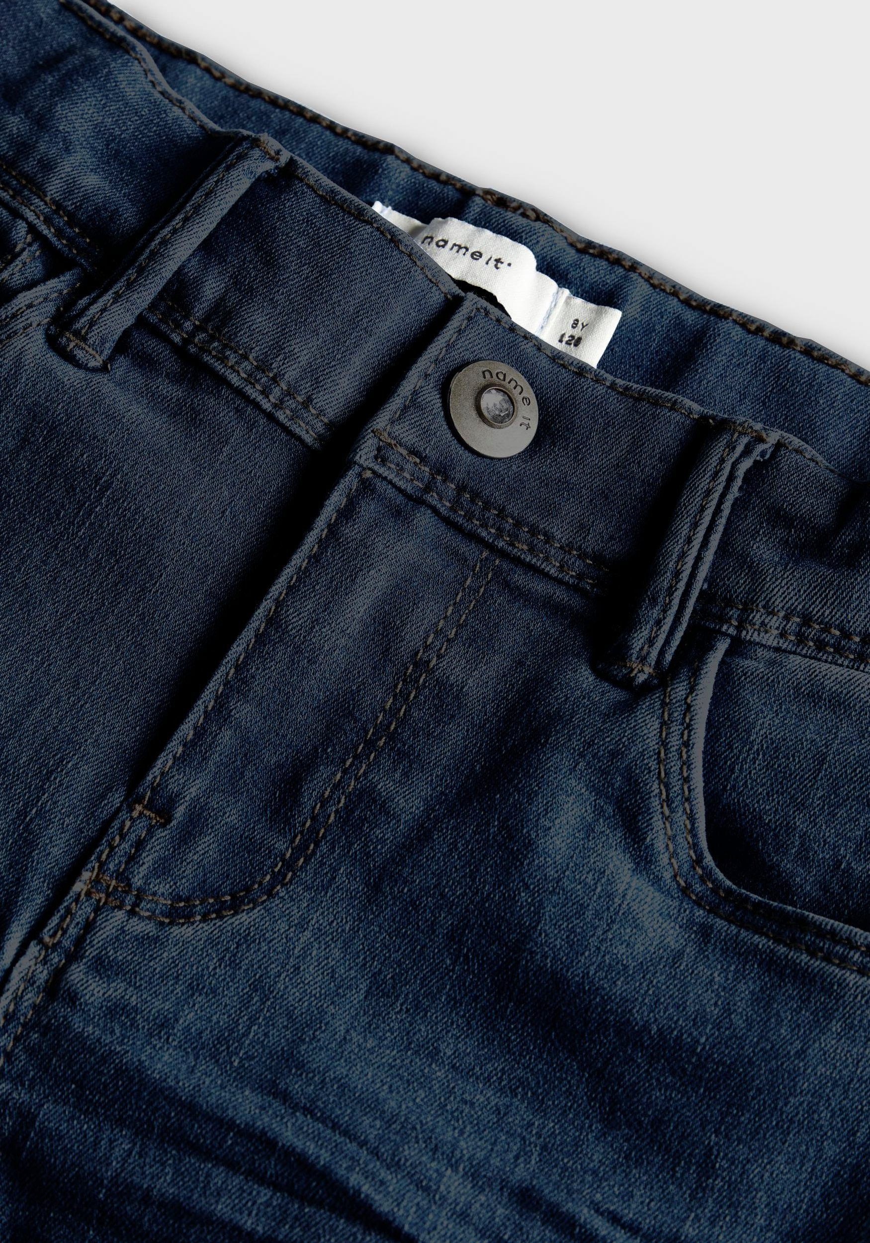 Name It Stretch-Jeans NKFPOLLY PANT denim DNMATASI blue dark