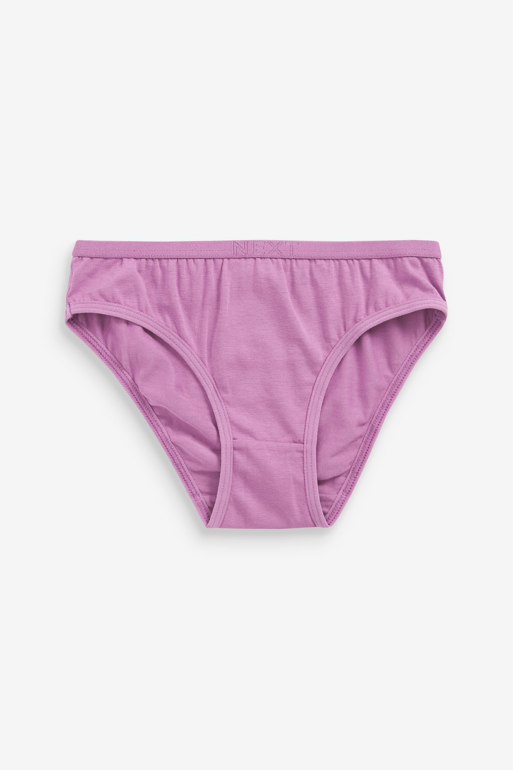 Next 7er-Pack im Bikinislips (7-St) Bikinislip Pink/Purple Gepunktete gestreifte und