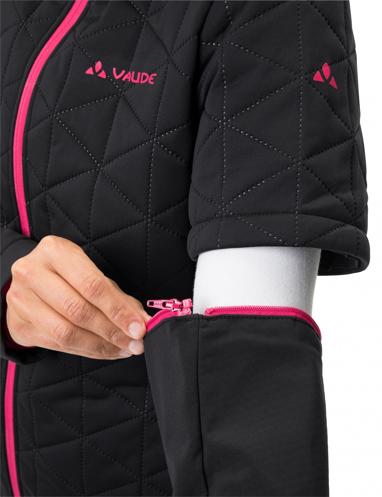 Black Damen Vaude - Black Moab Jacket VAUDE Softshelljacke Womens Year All Zip-off