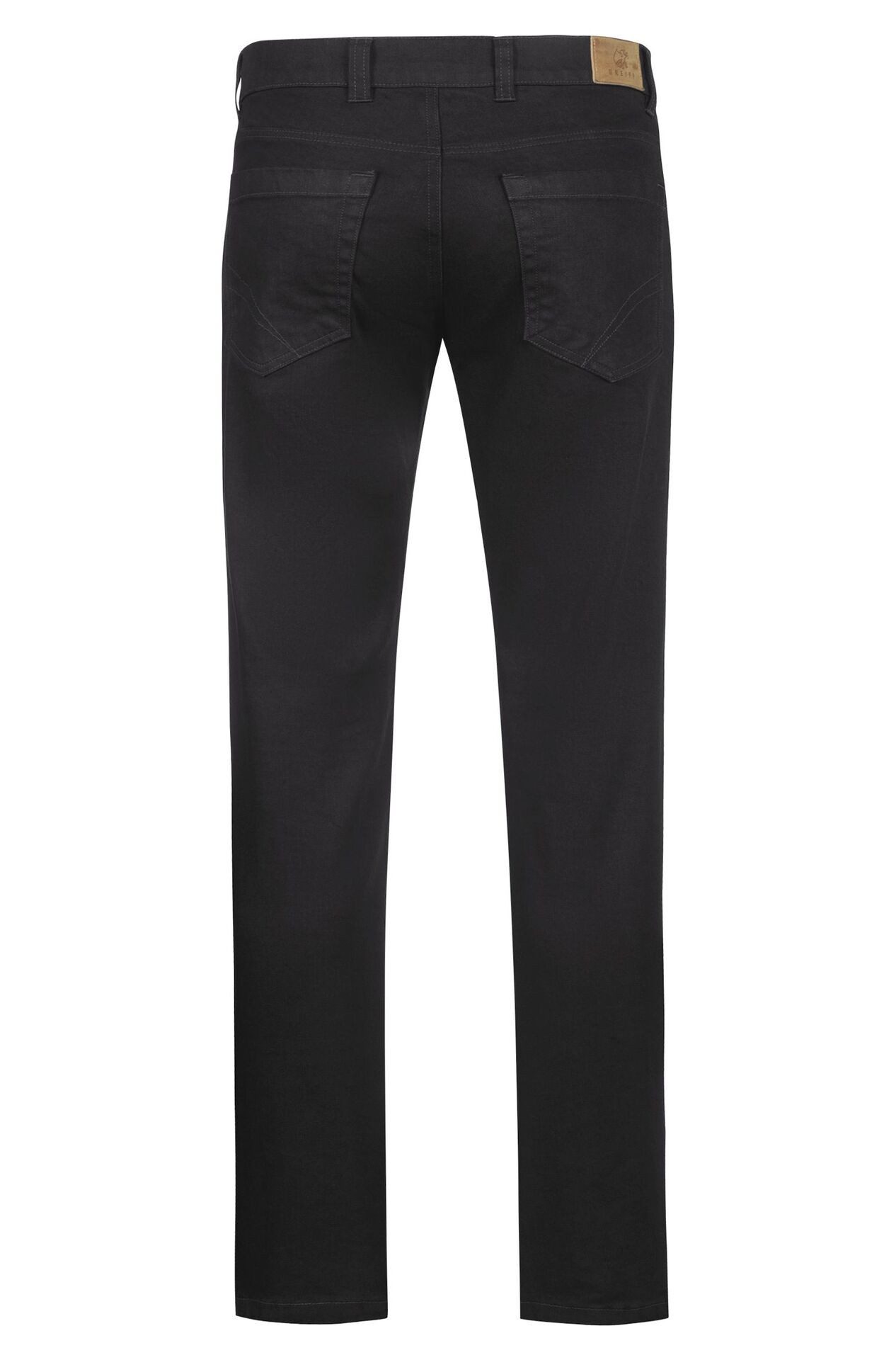 GREIFF Anzughose Greiff Corporate CASUAL Herren Jeans 5-Pocket Regular-Fit Schwarz