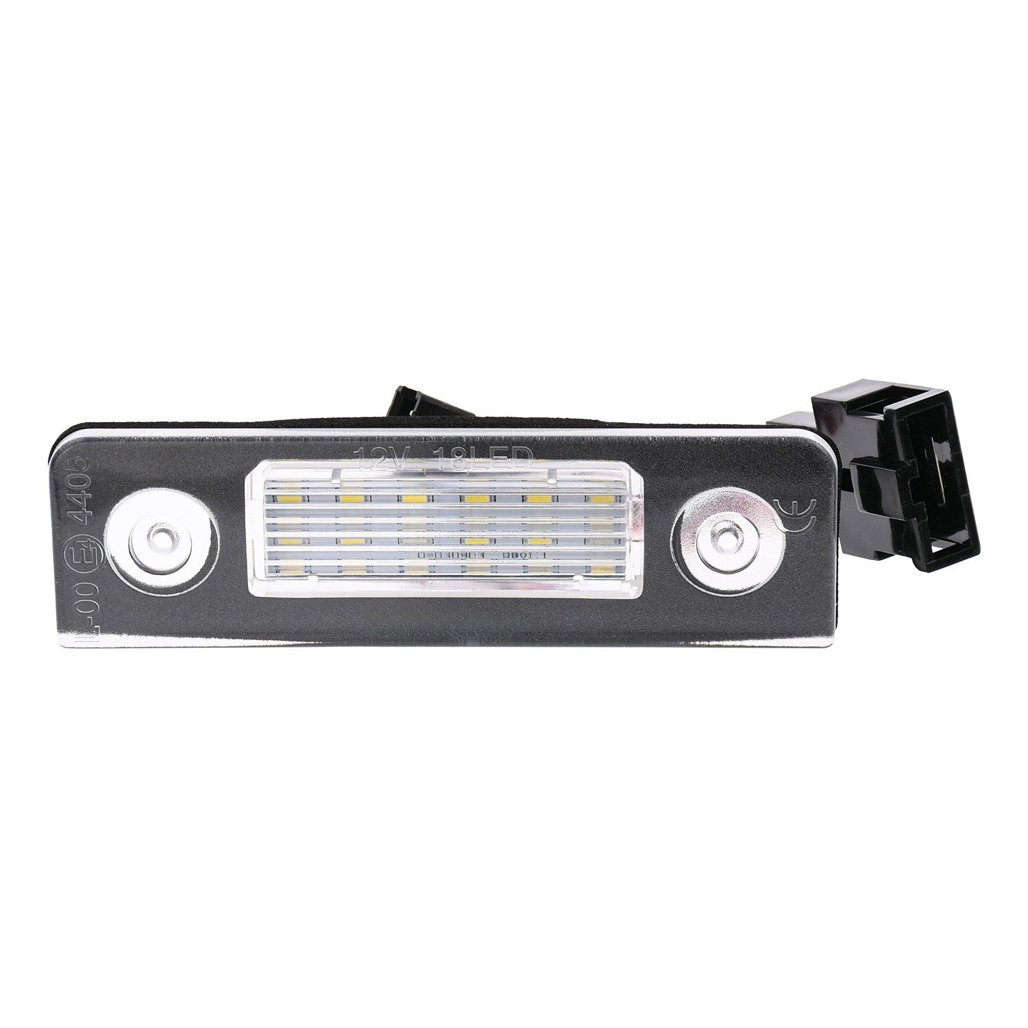 BRANDT AUTOMOTIVE KFZ-Ersatzleuchte LED Kennzeichenleuchten Auto Kennzeichenbeleuchtung + Kabel, für Skoda Octavia II 1Z (08–13); Roomster I 5J (09–15); Roomster P...