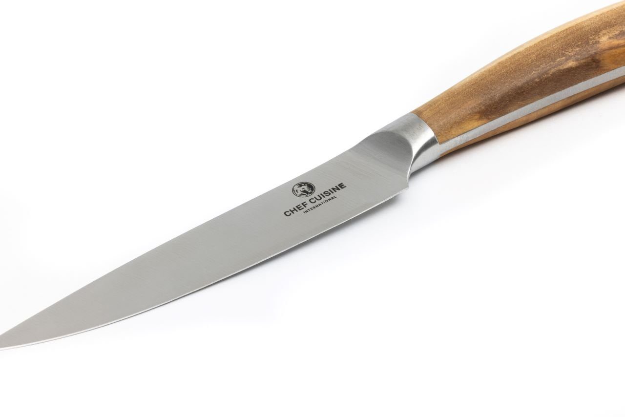CHEF CUISINE International Allzweckmesser, mit Olivenholzgiff