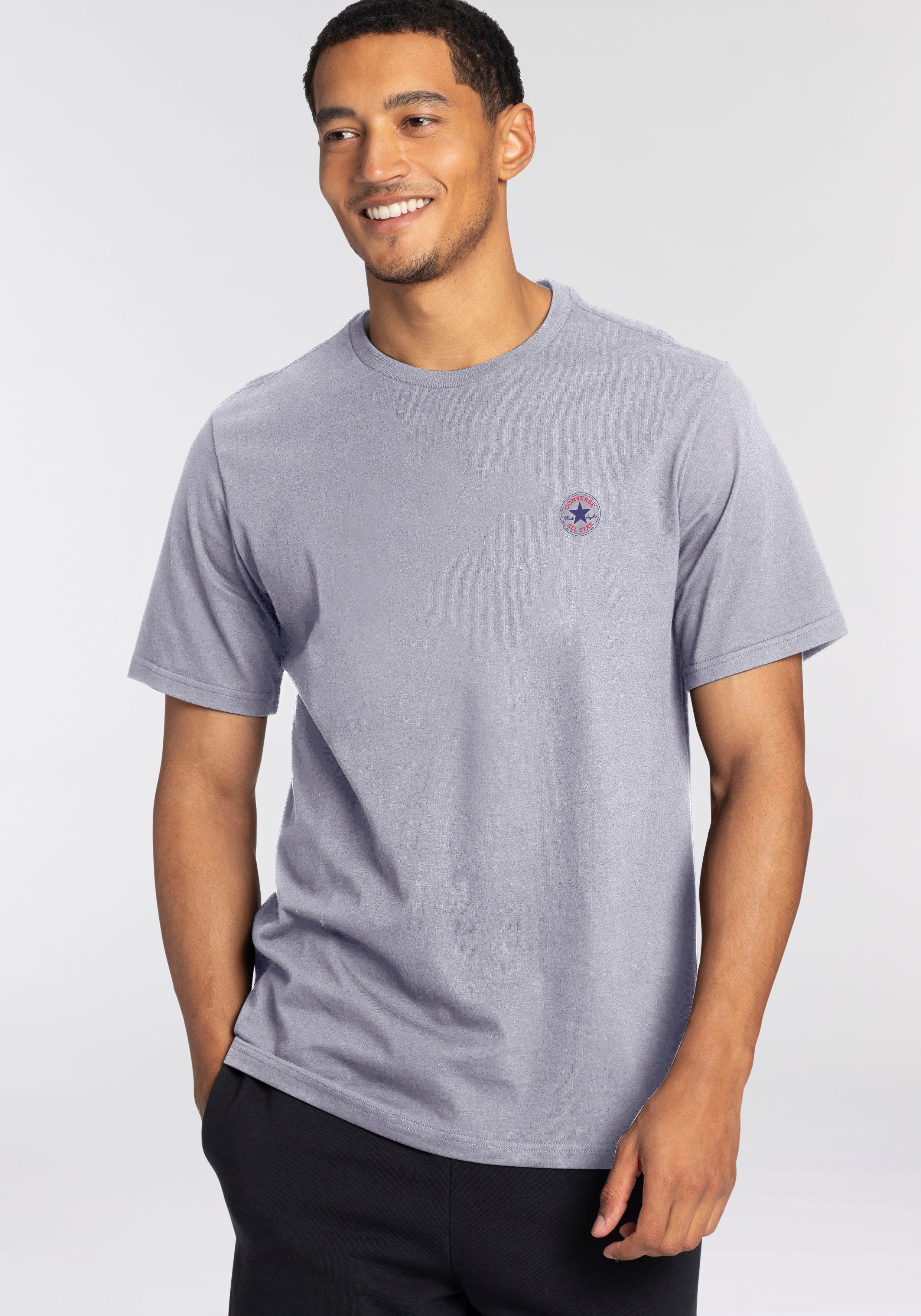 Converse T-Shirt CORE CHUCK PATCH TEE sportlicher Look, Kurzarm, Rundhalsau günstig online kaufen
