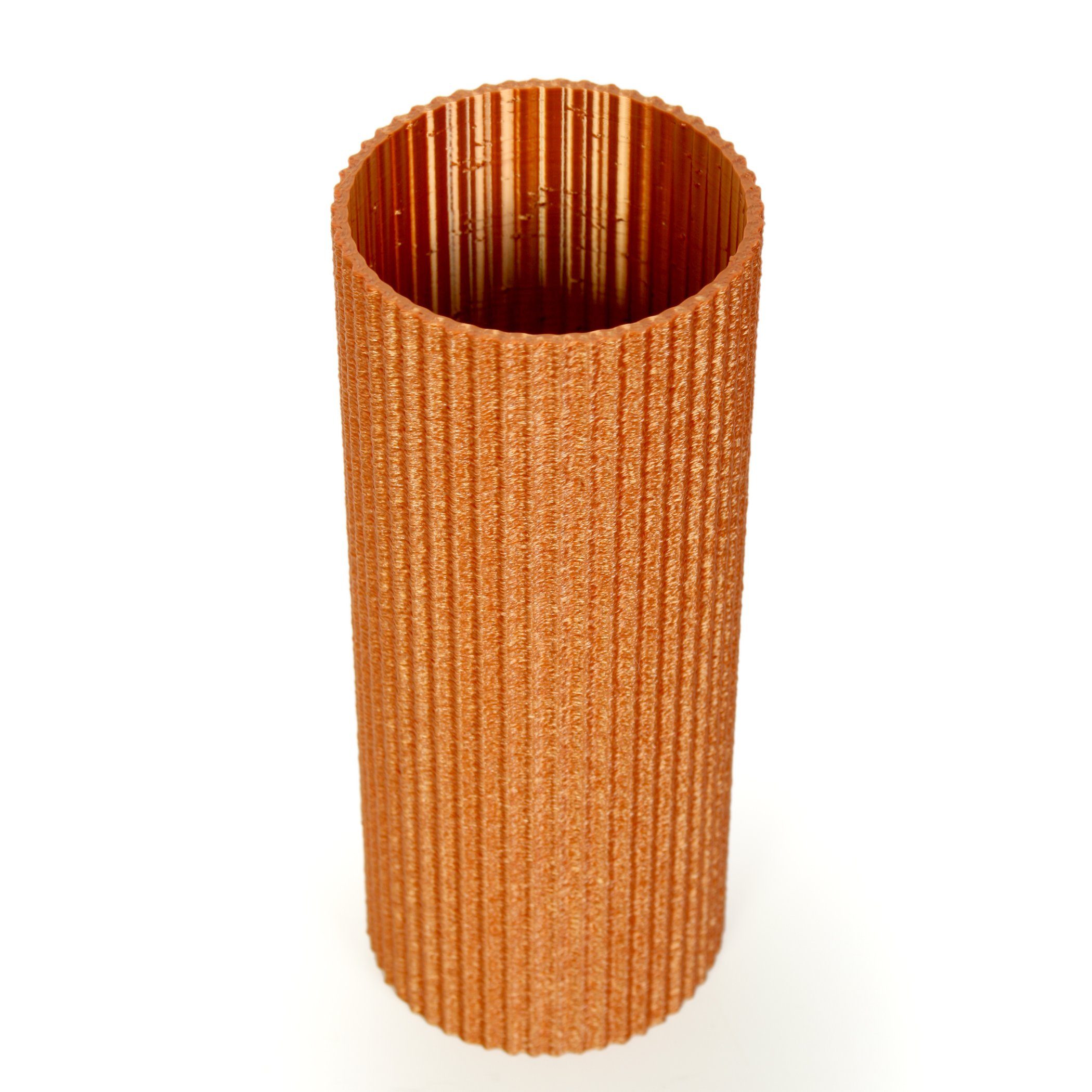 Kreative Feder Dekovase Designer Vase & nachwachsenden Dekorative aus Rohstoffen; – wasserdicht aus Bio-Kunststoff, bruchsicher Bronze Blumenvase