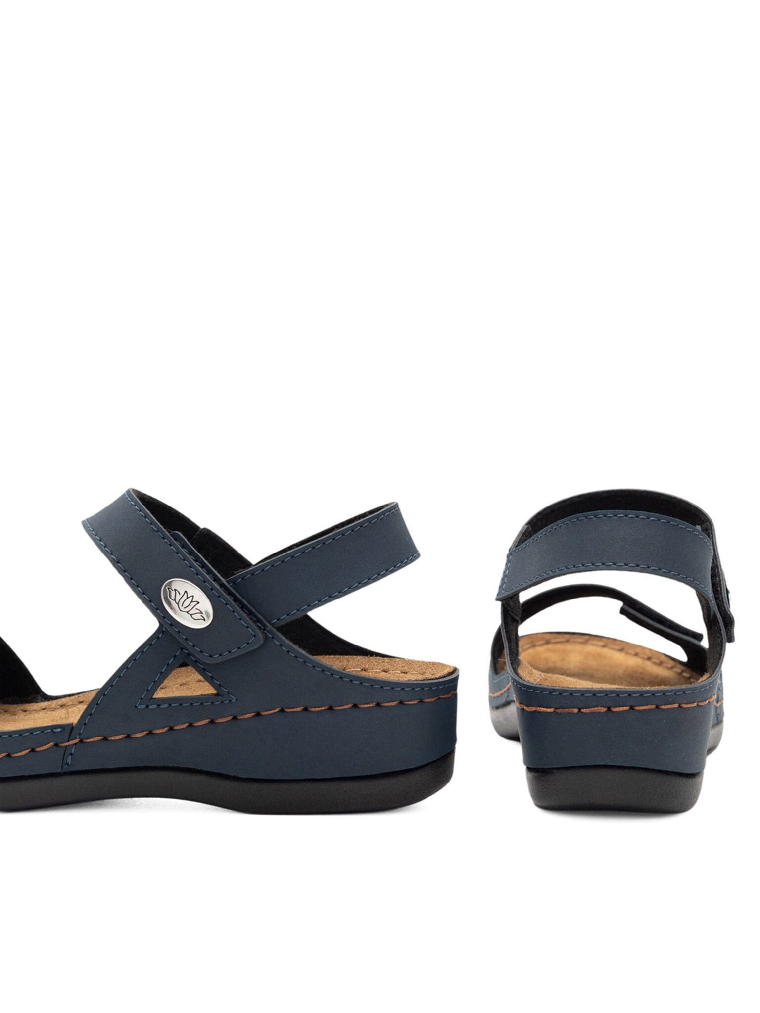 INBLU Inblu Sandalen Damen O6D3AA01 Dunkelblau Sandale
