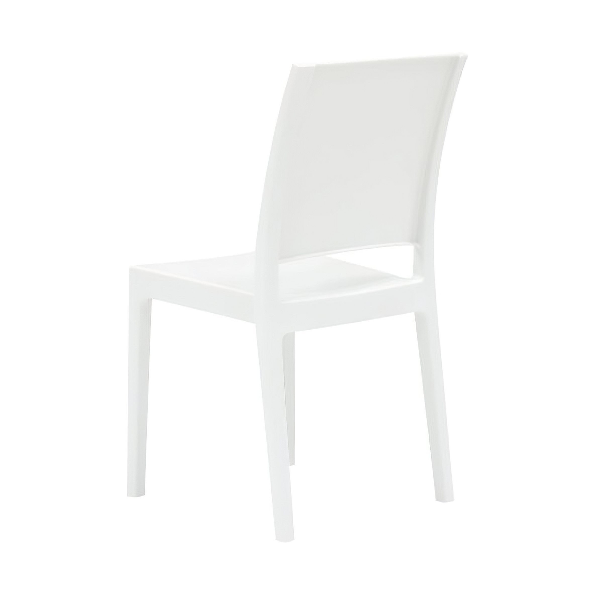 Esszimmerstuhl Designerstuhl, recyceltem living® aus Kunststoff boho Weiß - nachhaltig in zeitlos und 4er-Set