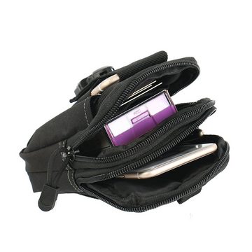 K-S-Trade Handyhülle für Oppo Find X5, Gürteltache + Kopfhörer Gürtel Tasche Holster Schutz Hülle
