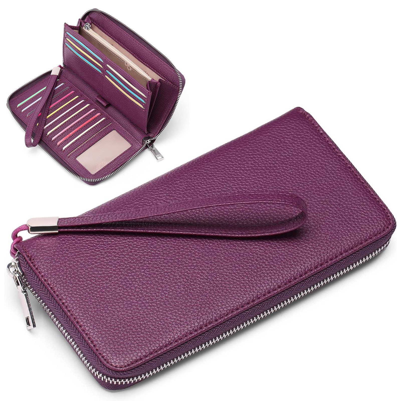 MODFU Geldbörse Handytasche Münzfach Geldbeutel Kurz günstig online kaufen