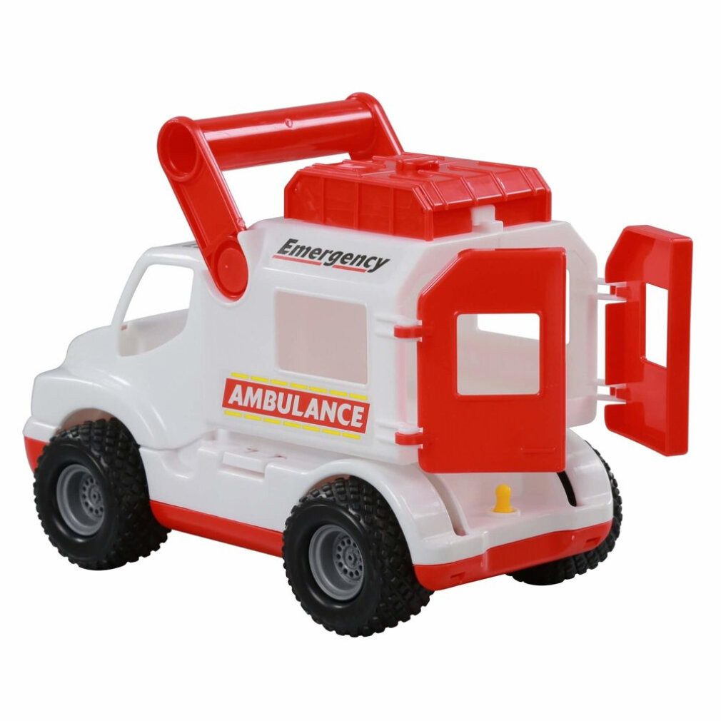 WADER QUALITY TOYS Spielzeug-Boot Auto ConsTruck Krankenwagen White Polesie 41913