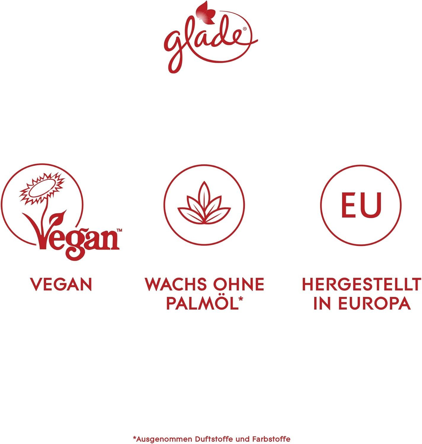 Glade Duftkerze Duft-Kerze Cosy Apple & Cinnamon, 112g