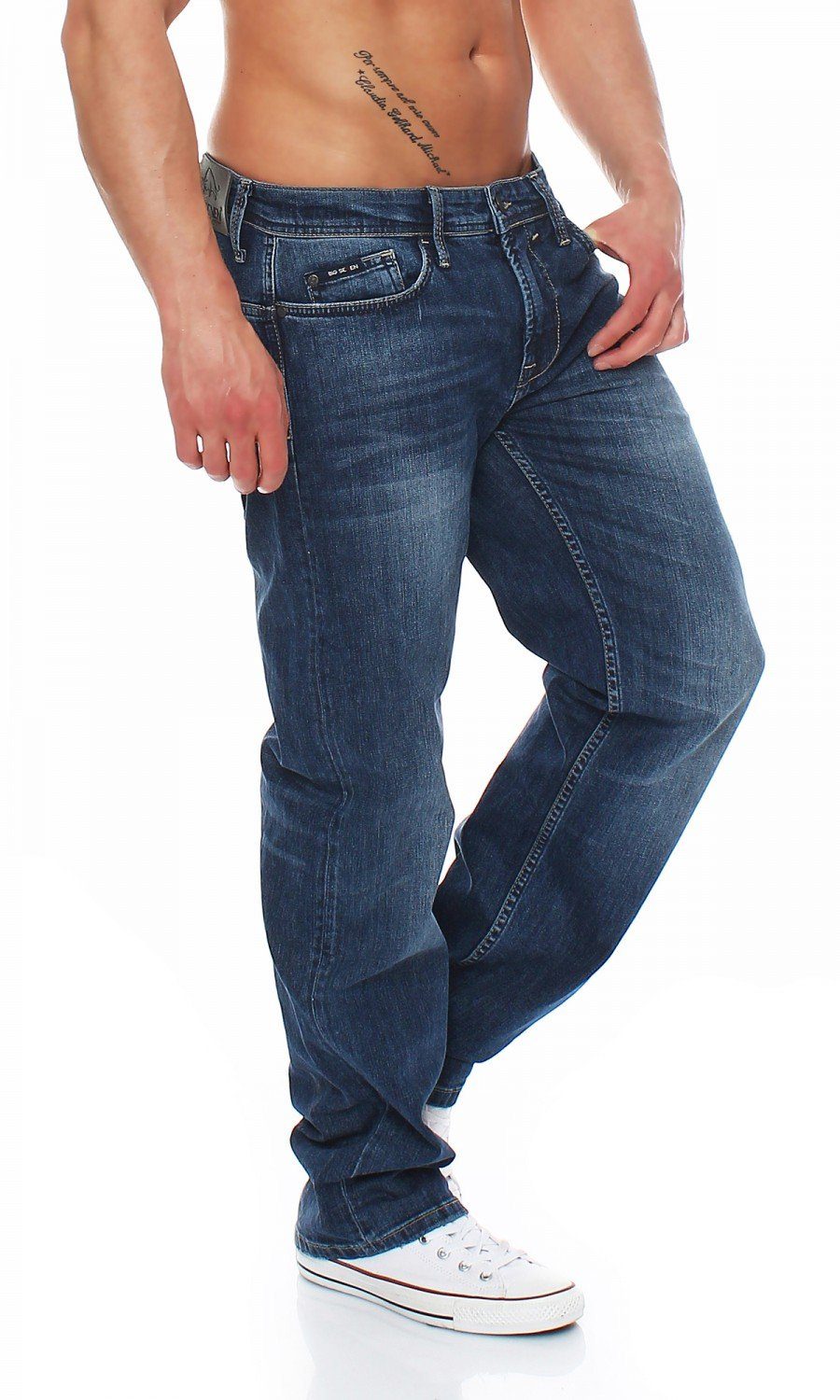 Comfort Comfort-fit-Jeans Seven Morris Big Blue Fit Jeans Big Sapphire Hose Seven Herren