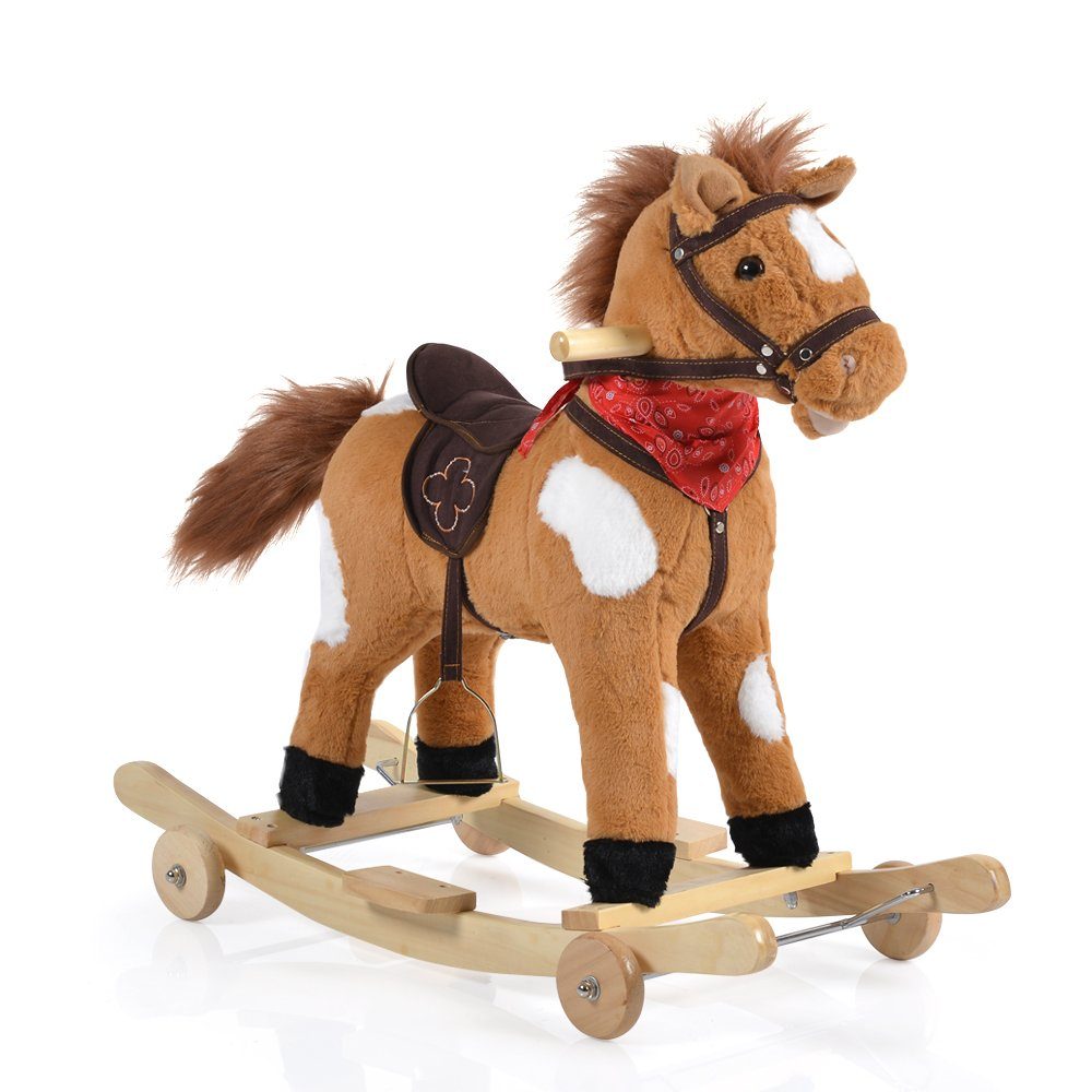 Moni Schaukeltier Schaukelpferd Plüsch Thunder WJ-302, günstig online kaufen