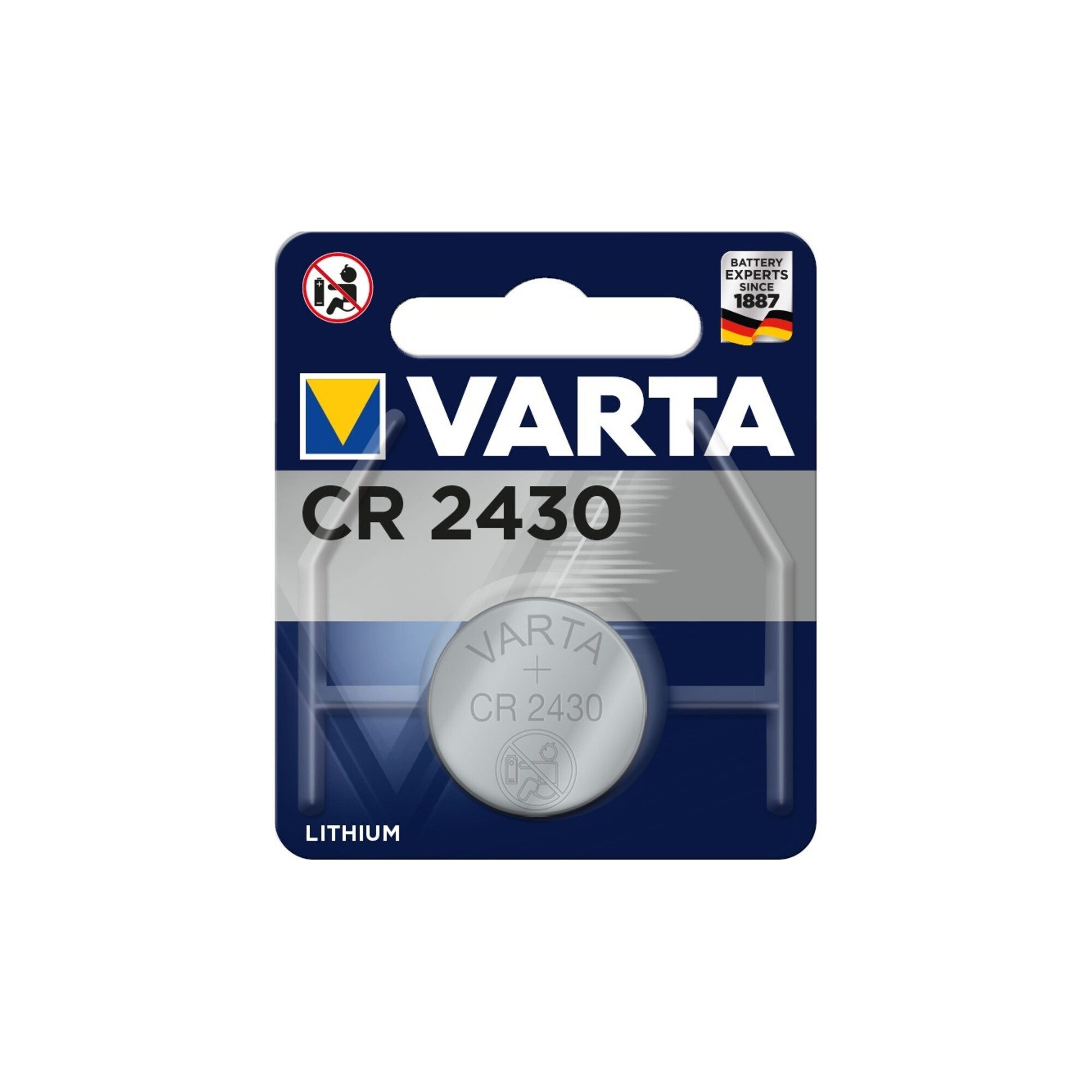 Varta Knopfzelle Professional Electronics 3 V 280 mAh CR2430 24,5x3,0m Batterie