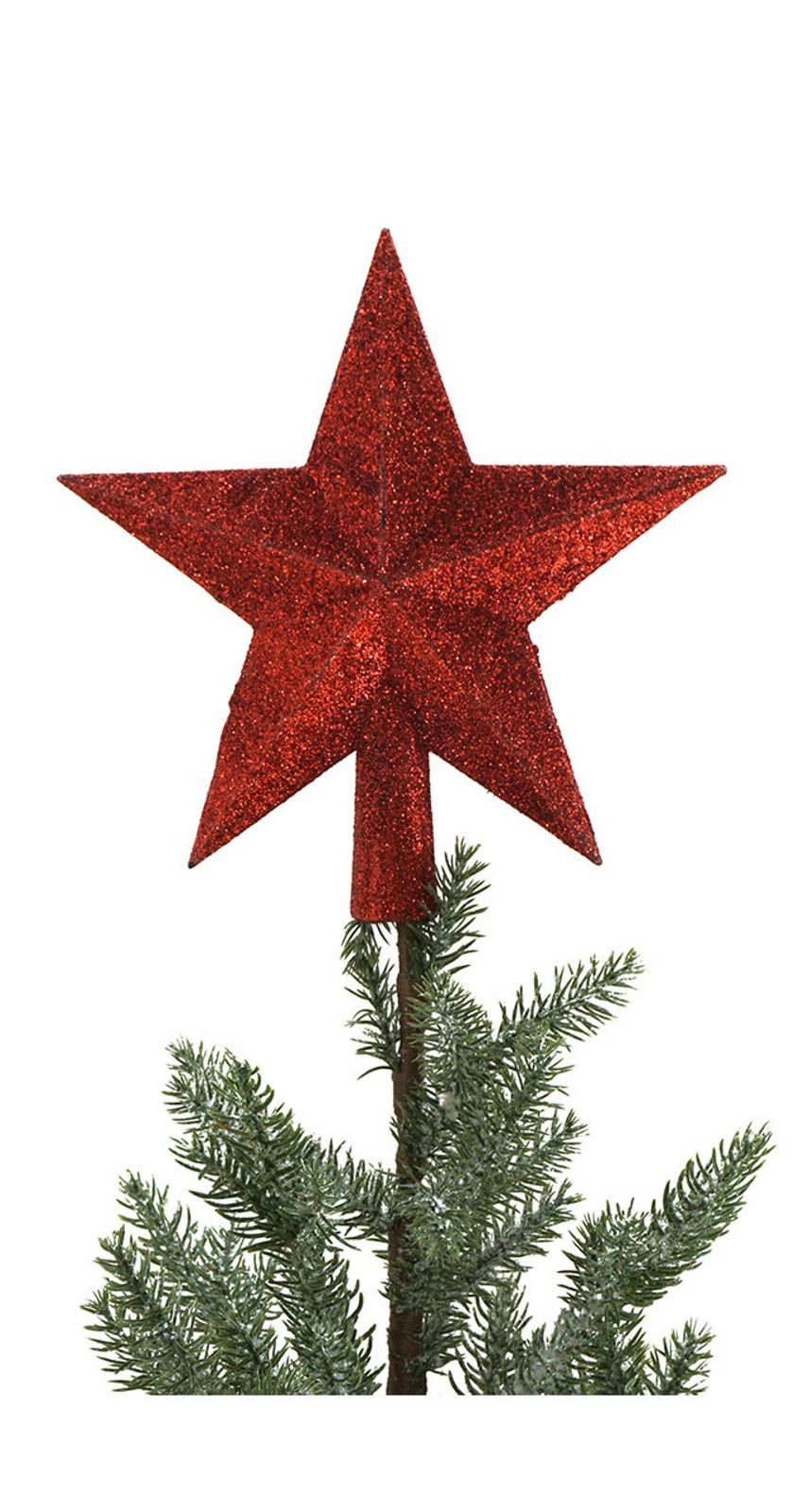 BURI Christbaumspitze Baumspitze Stern Christbaumspitze Tannenbaumspitze Baumschmuck Deko