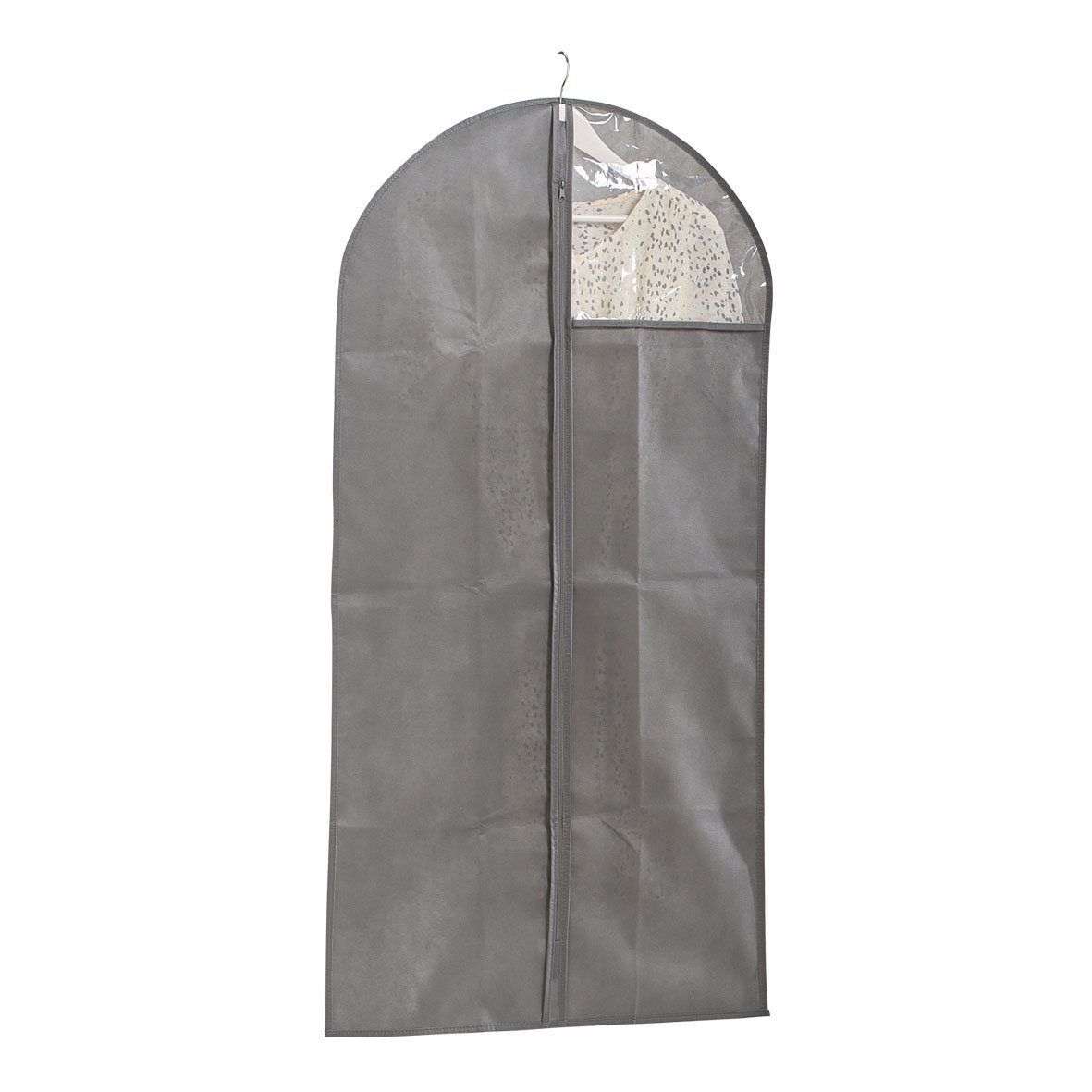 m. Fenster grau, Vlies, Present Kleiderhülle 118 x 58 Kleidersack cm Zeller