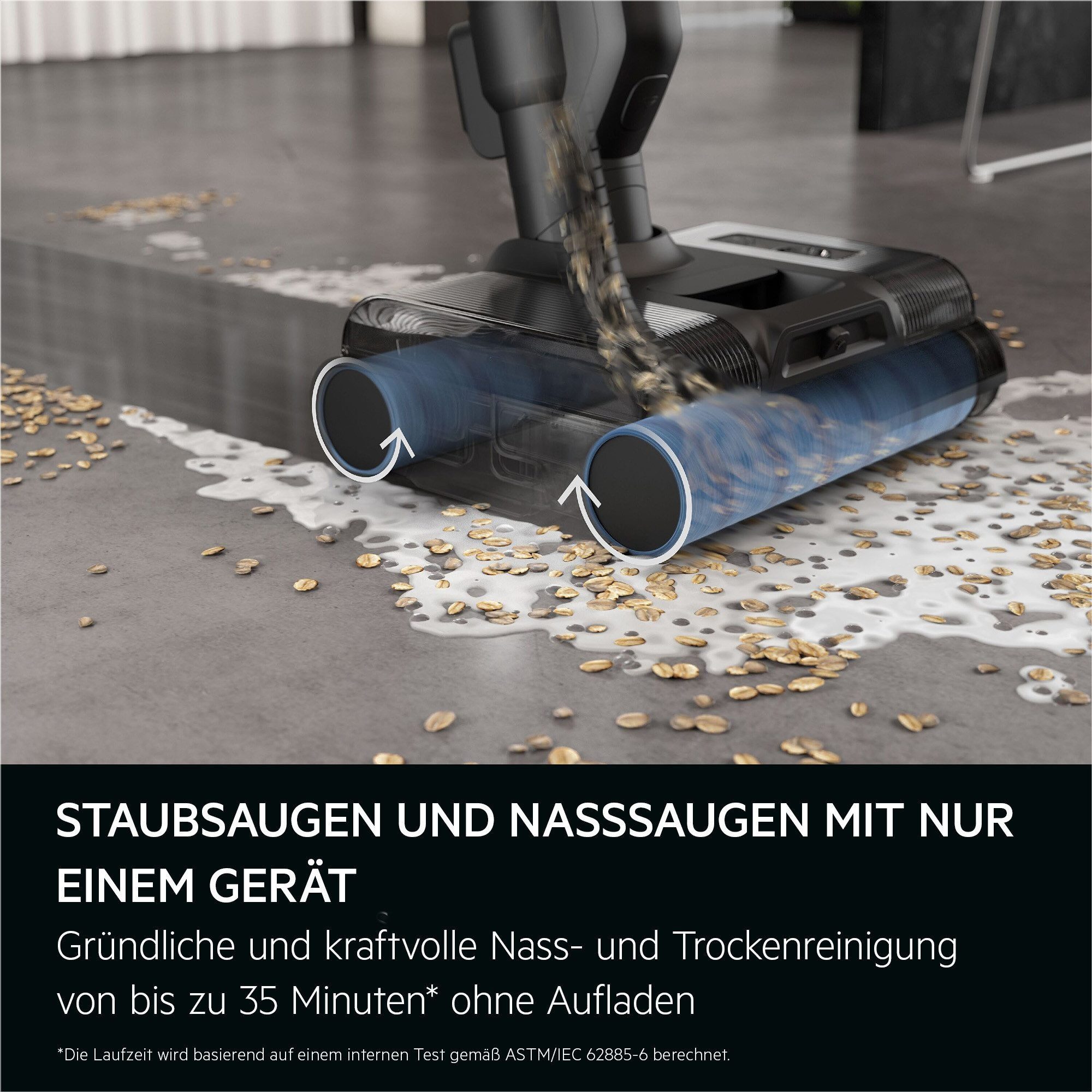AEG Nass-Trocken-Akkusauger AW82U1DB ULTIMATE 8000 Akku Nass Trockensauger 2in1, Beutellos
