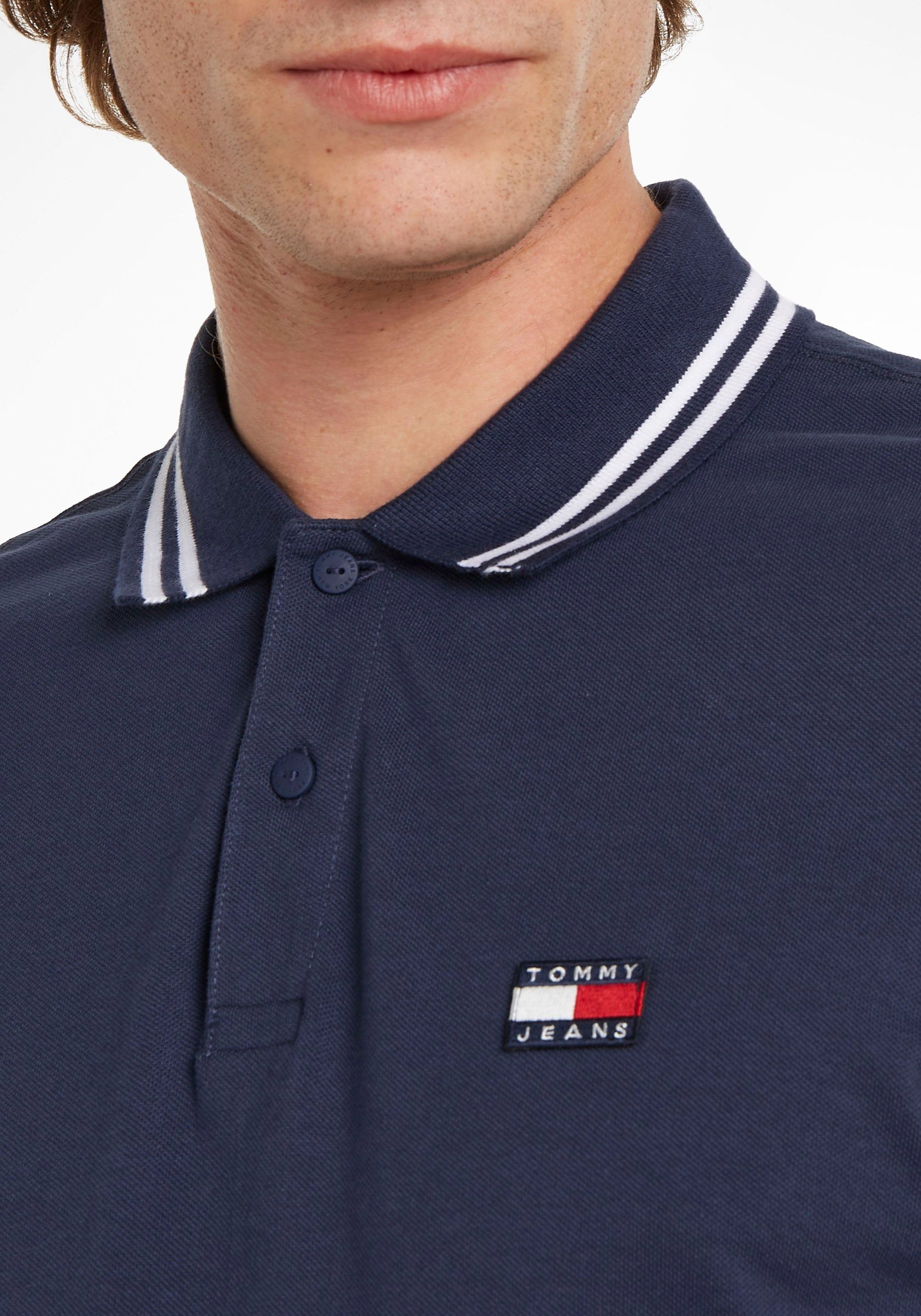 Tommy Jeans DETAIL TJM CLSC Poloshirt Navy POLO TIPPING Twilight