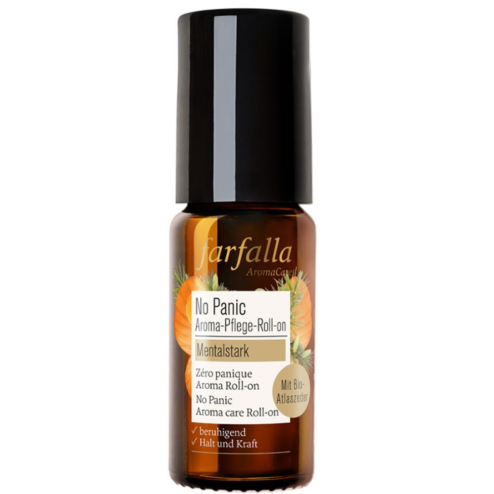 Farfalla Essentials AG Duftöl No Panic Aroma-Pflege-Roll-on Mentalstark, 10 ml