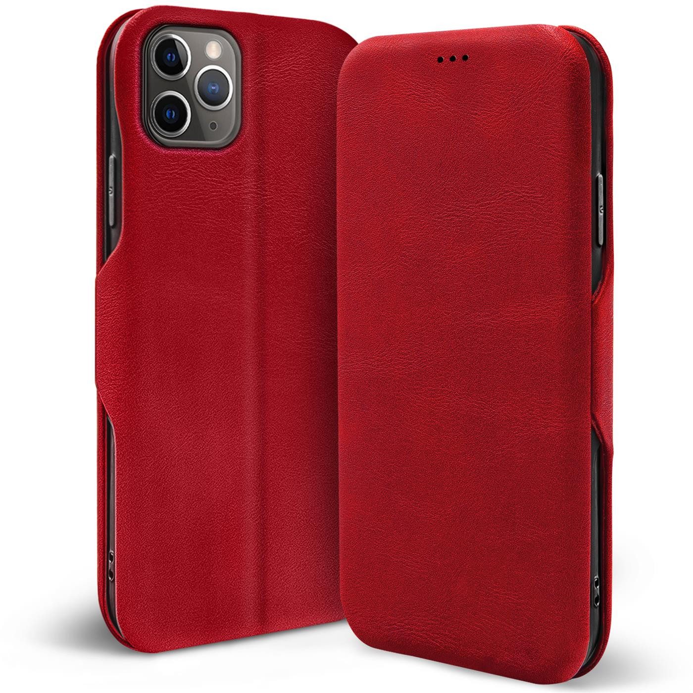 CoolGadget Handyhülle Premium Klapptasche Wallet Case für Apple iPhone 11 Pro 5,8 Zoll, Handy Tasche mit Kartenfach Book Schutzhülle