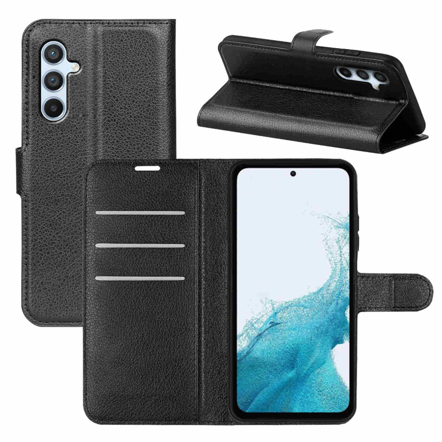 Wigento Handyhülle Für Samsung Galaxy A24 4G / A25 5G Tasche Wallet Premium Schutz Hülle