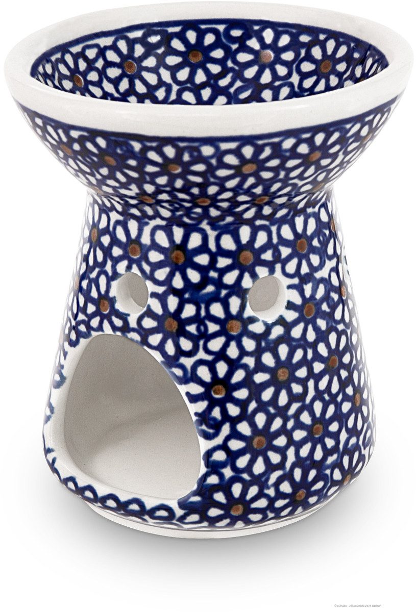 Bunzlauer Keramik Kerzenständer Bunzlauer Keramik Aromalampe Duftlampe Öllampe Ø8,9xH10,4cm Dekor 120