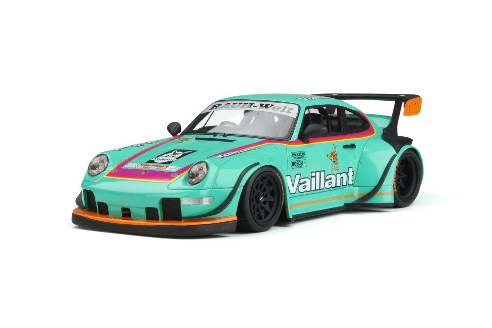 GT Spirit Modellauto RWB Porsche 911 Body Kit Vaillant türkis, Maßstab 1:18