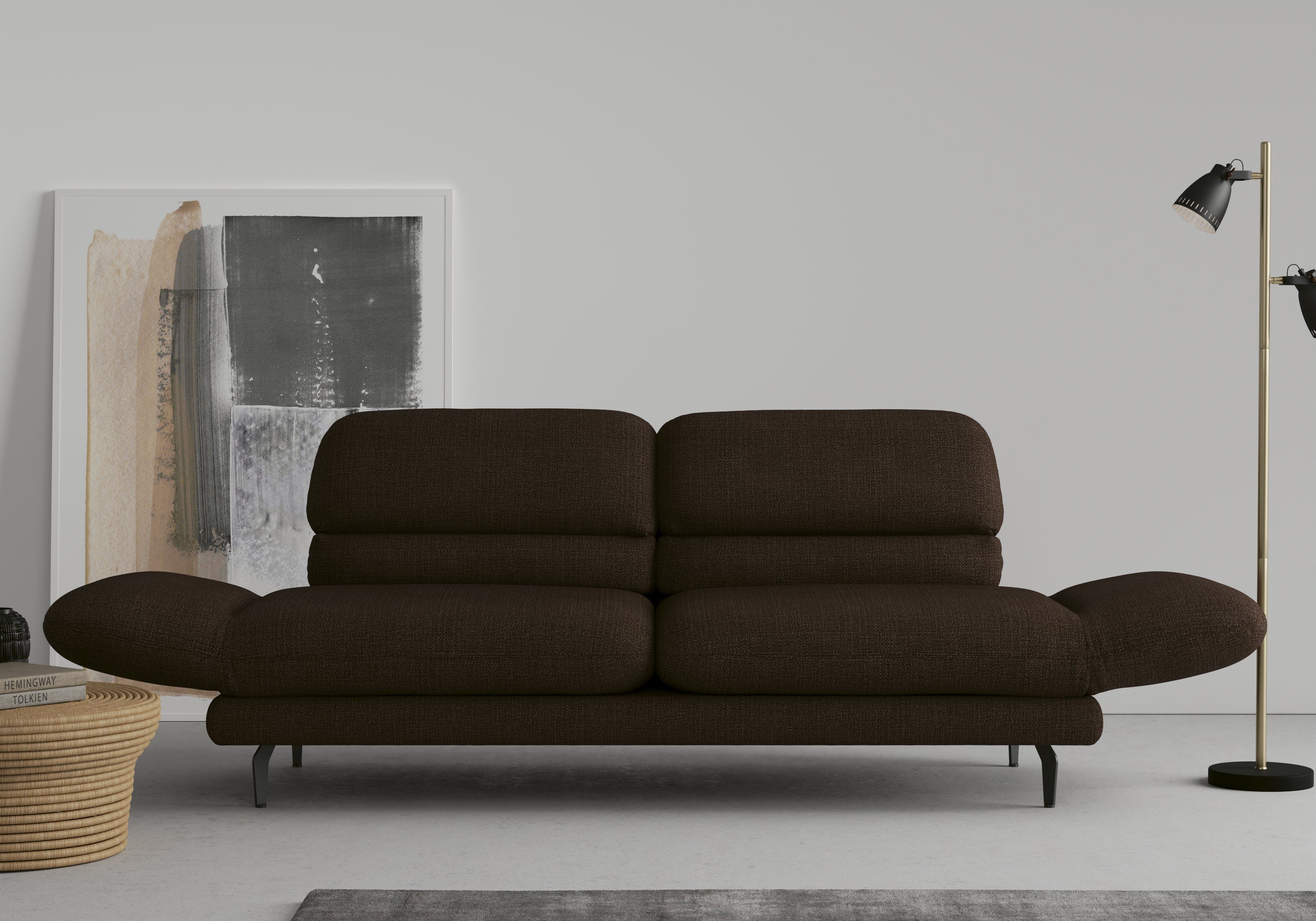 collection DOMO 2-Sitzer auch Padova, mit Armteilverstellung, wahlweise Rückenverstellung erhältlich