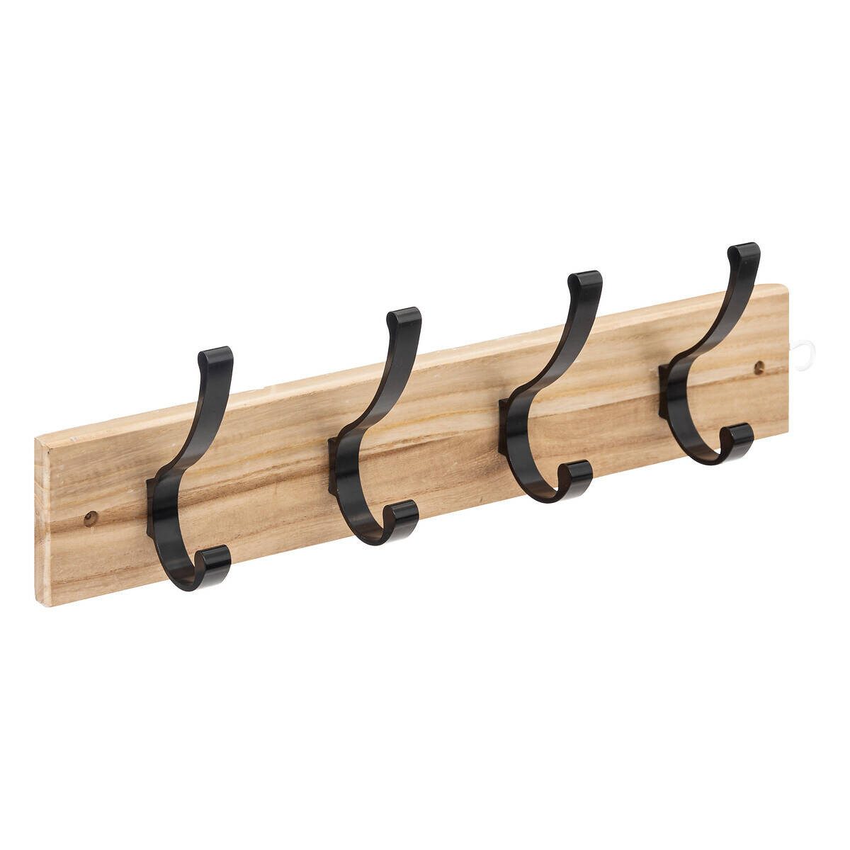 5five Simply Smart Garderobenständer Wandhaken für den Flur aus Holz, 4 Metallhaken, (Kleiderständer)