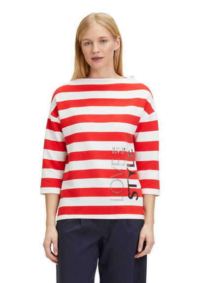 Betty Barclay Sweatshirt mit Ringel (1-tlg) Foliendruck