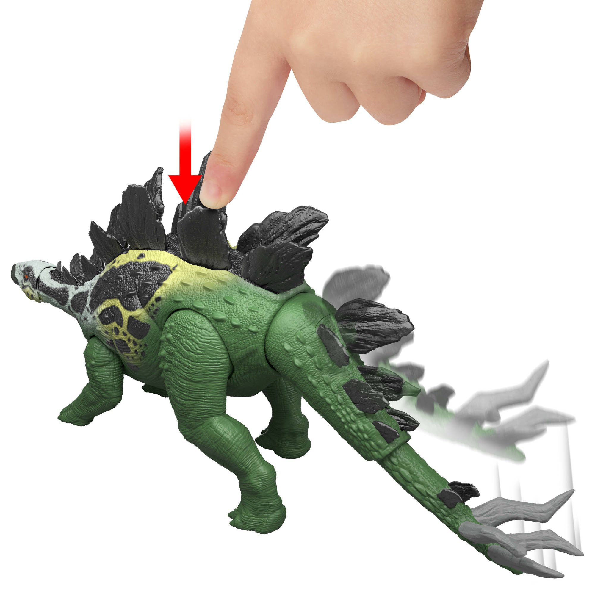 Mattel® Actionfigur Jurassic World, Gigantic Thrashers - Stegosaurus