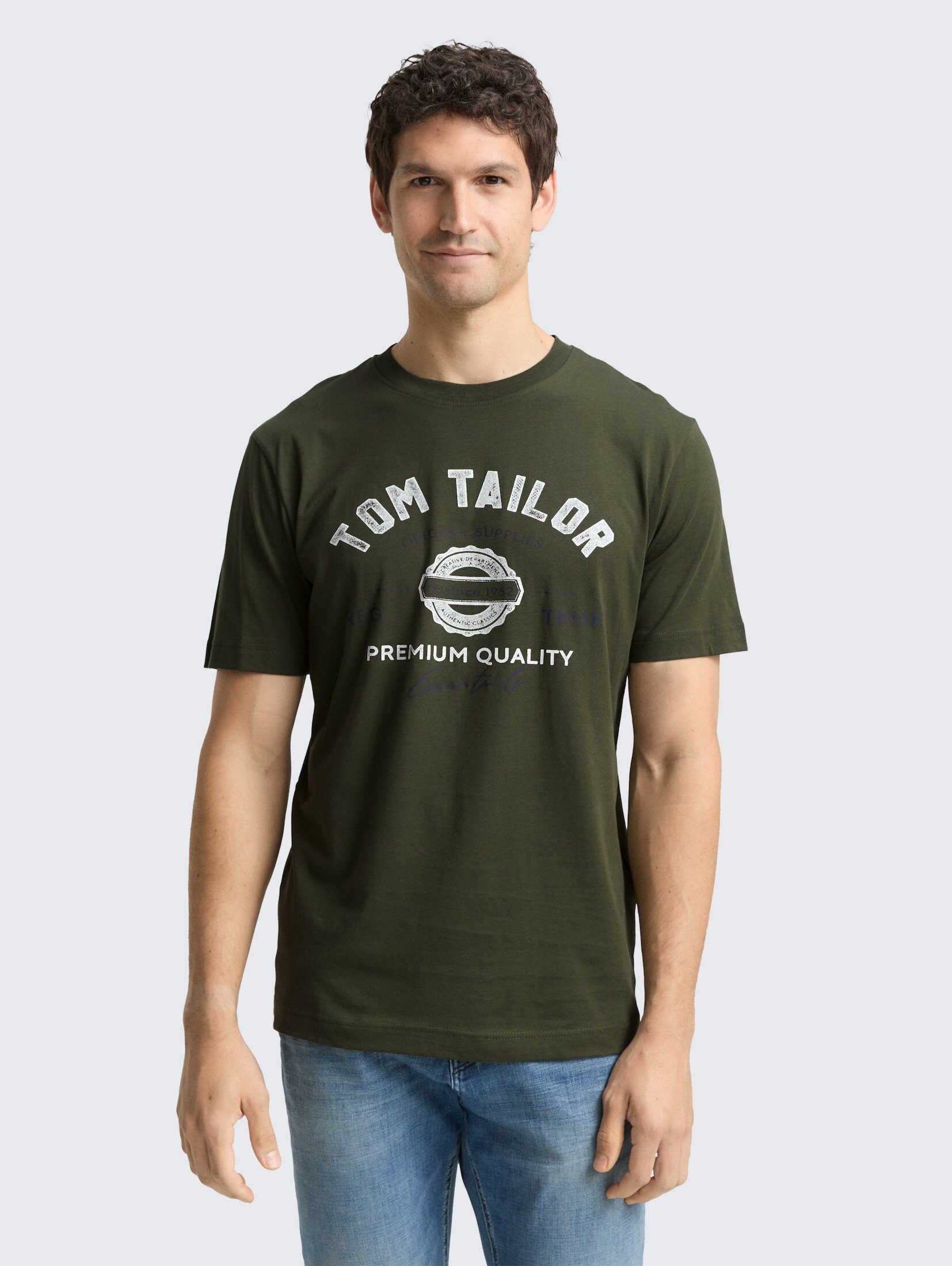 TOM TAILOR T-Shirt T-Shirt T-Shirt mit Logo-Print günstig online kaufen