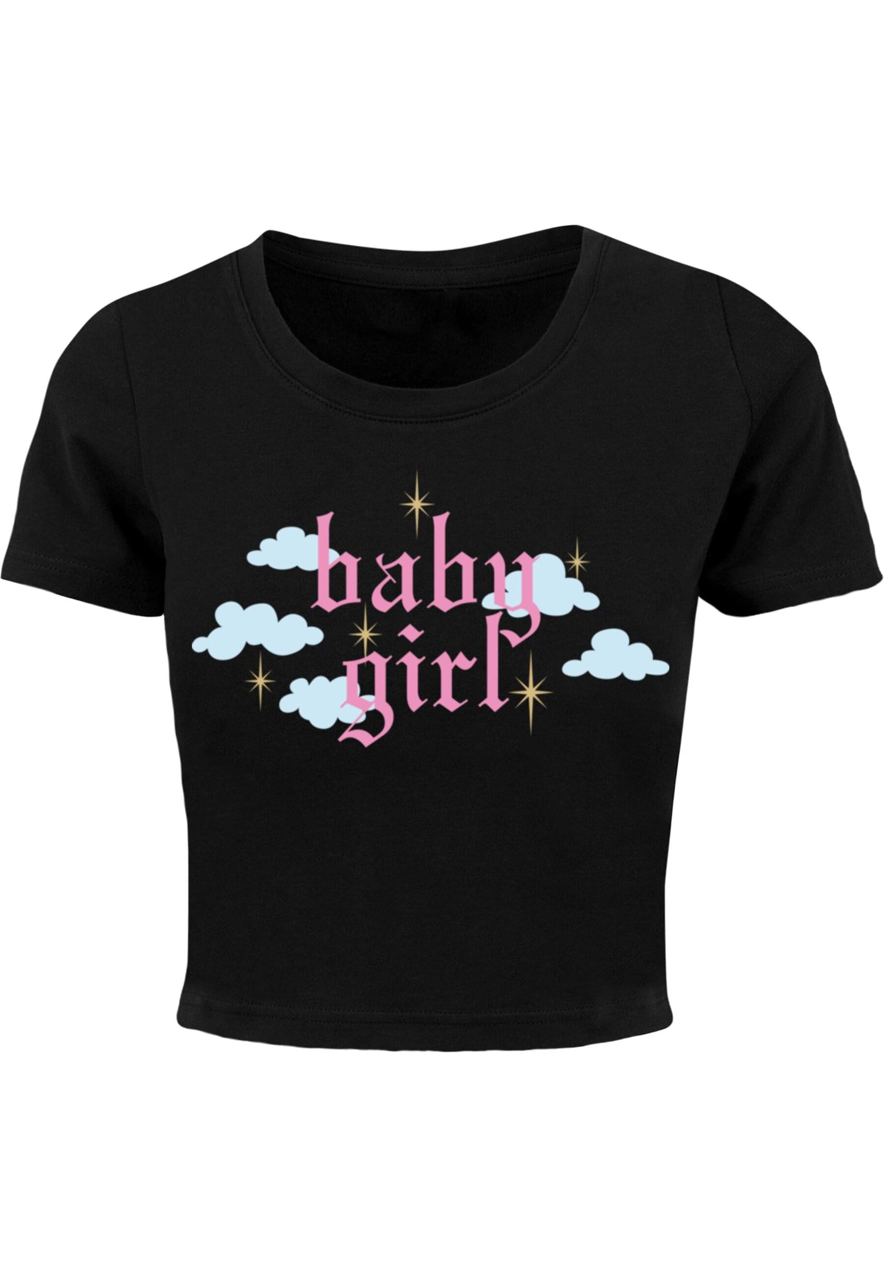 Miss Tee Kurzarmshirt "Miss Tee Damen Baby Girl Cropped Tee", (1 tlg.) günstig online kaufen