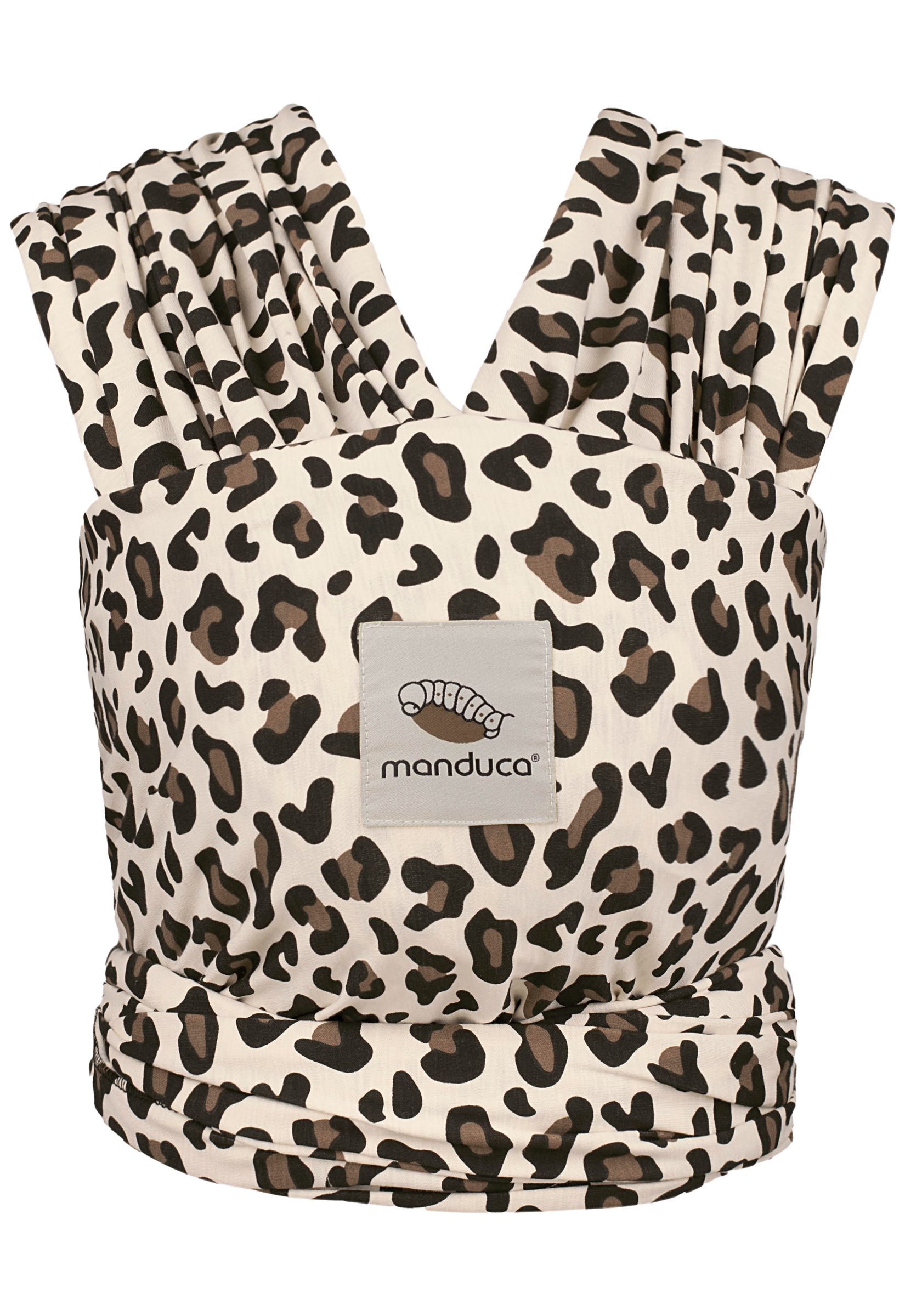 manduca Babytrage manduca Sling - Babytragetuch - Elastische Babytrage, Unterstützt die natürliche M-Position beim Baby.