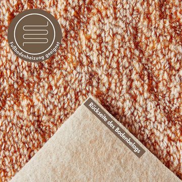Teppichboden Amberg, Andiamo, rechteckig, Höhe: 9 mm, Breite 200, 300, 400 oder 500 cm, Hoch-Tief Effekt, strapazierfähig