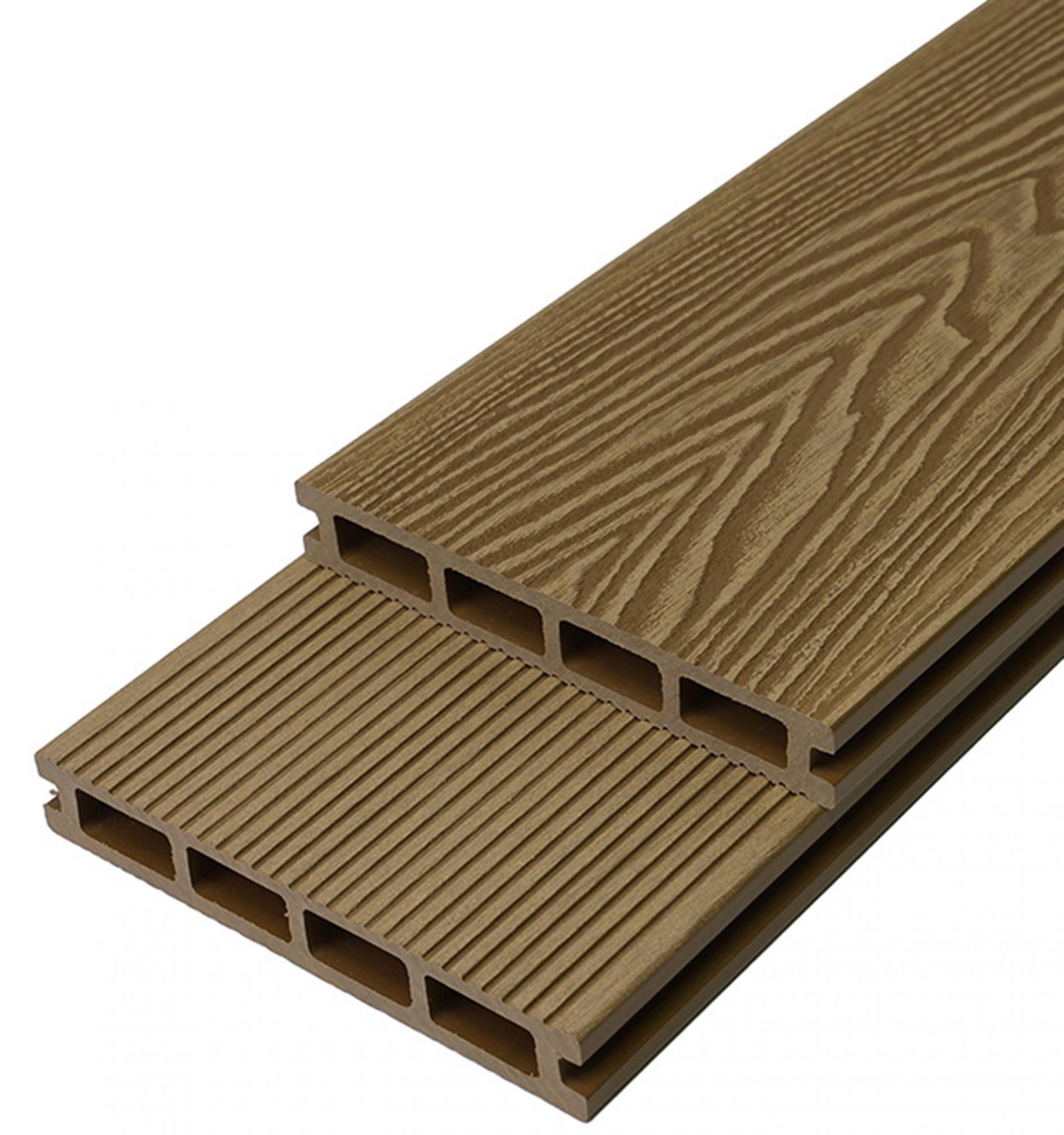 Endorphin Terrassendielen ® 10m² Premium WPC Terrassendielen in Holzoptik – Farbe: teak
