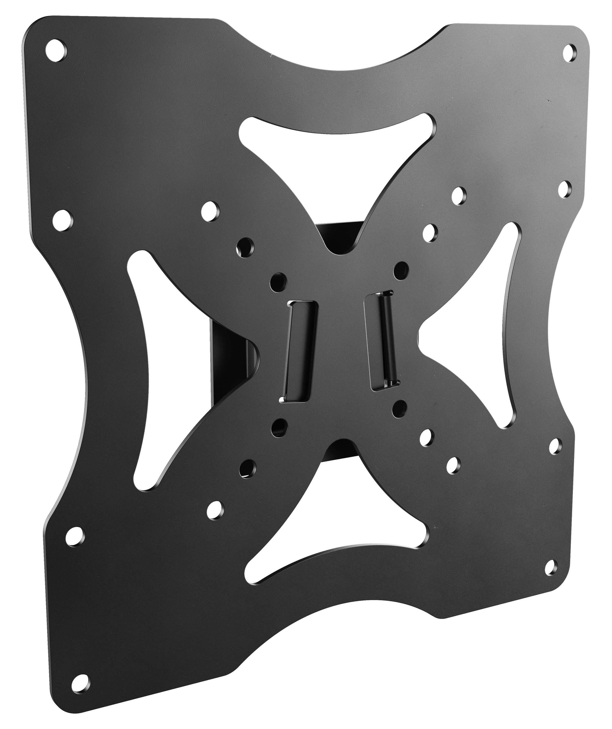 RICOO TV-Wandhalterung TV Monitor Wandhalterung 13"-33" fest leicht F0222, (bis 33 Zoll, VESA 50x50 bis 200x200, 1-tlg., 30Kg Aufnahmekraft, für ca. Diagonale 33-84cm /13"-33", flache Monitor Halterung, BxH: 22x22cm)
