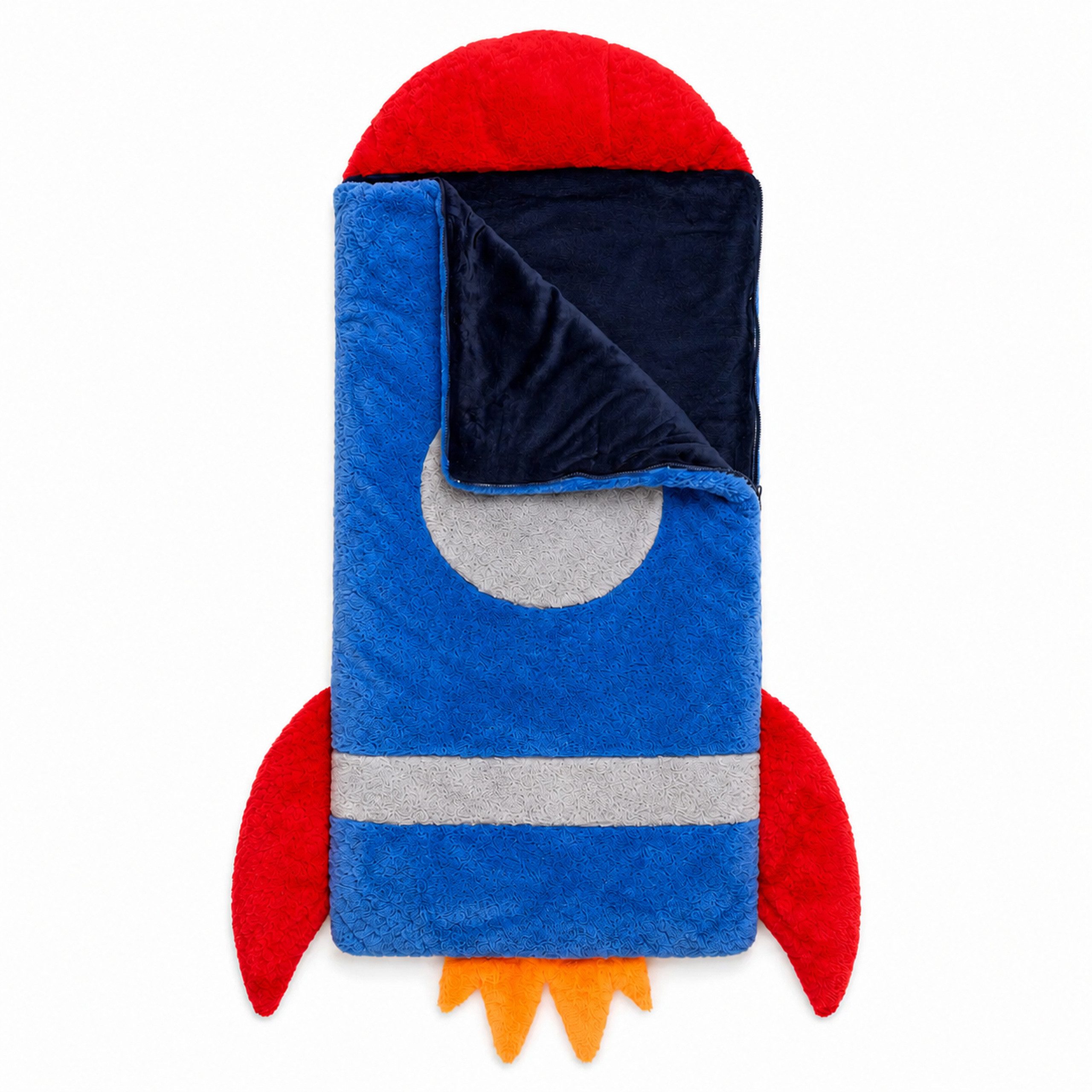 Home Creation Kinderschlafsack Kinder-Kuschelschlafsack für Zuhause ca. 68 × 160 cm, flauschig, mit Reißverschluss