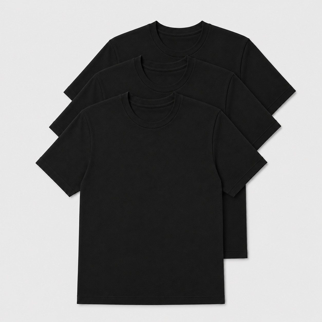 Sitztgut T-Shirt Classic Crew Neck T-Shirt (3-tlg)