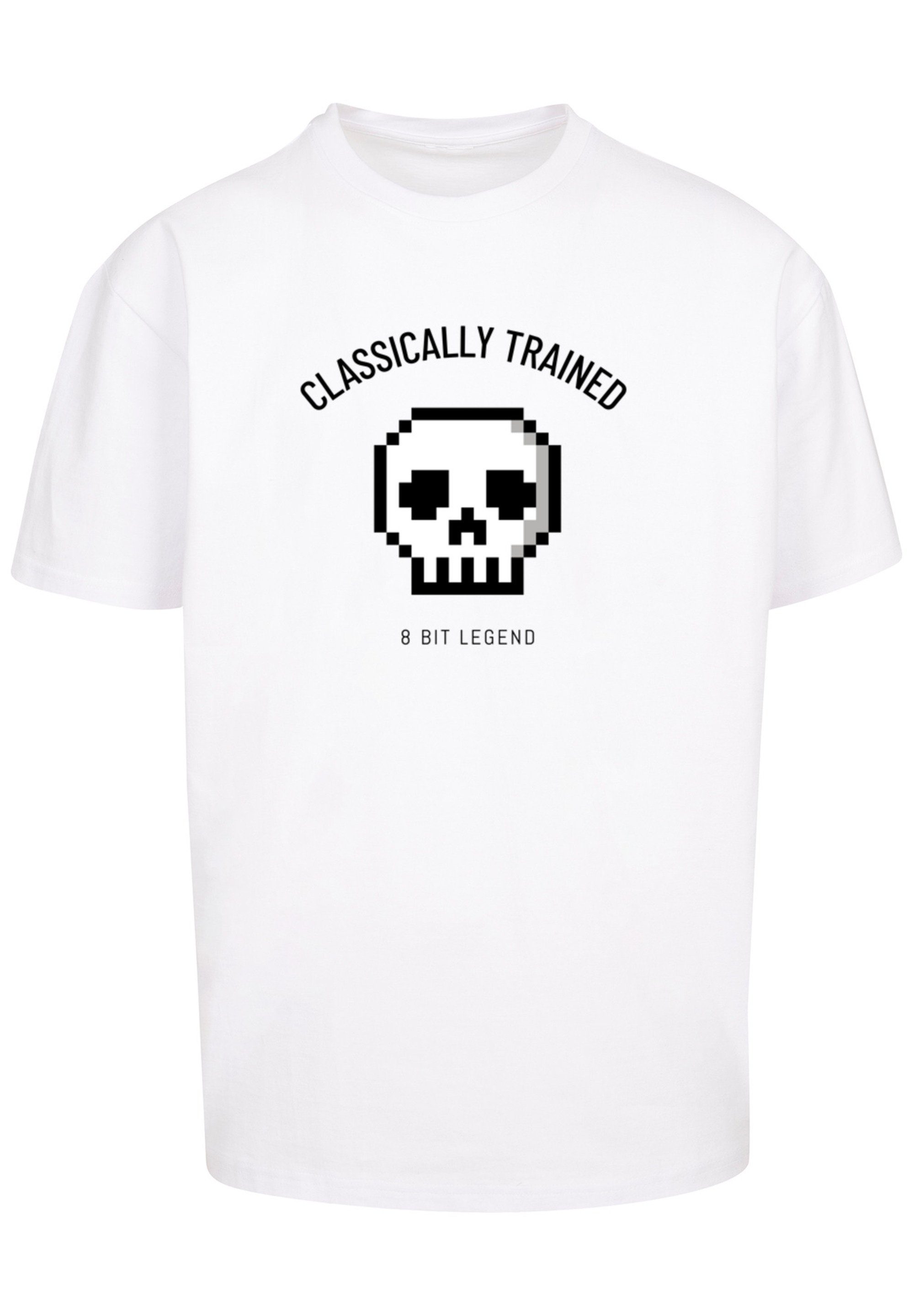 Trained Gaming F4NT4STIC SEVENSQUARED Print Classically weiß T-Shirt Retro