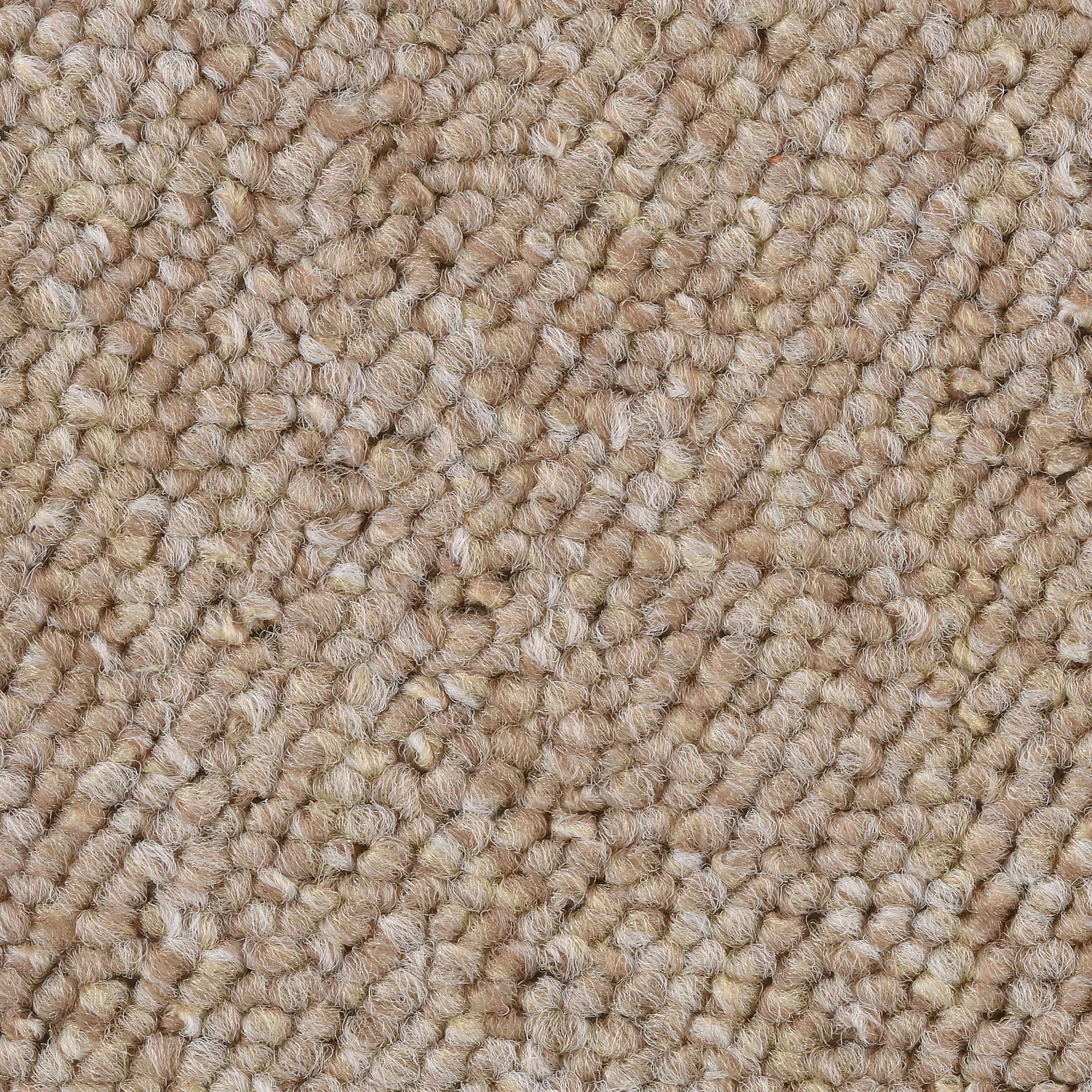 Teppichboden Schlingenteppich Astano, Bodenmeister, rechteckig, Höhe: 6 mm, Wohnzimmer, Schlafzimmer, Kinderzimmer, Breite 400/500 cm hell-beige | Kurzflor-Teppiche