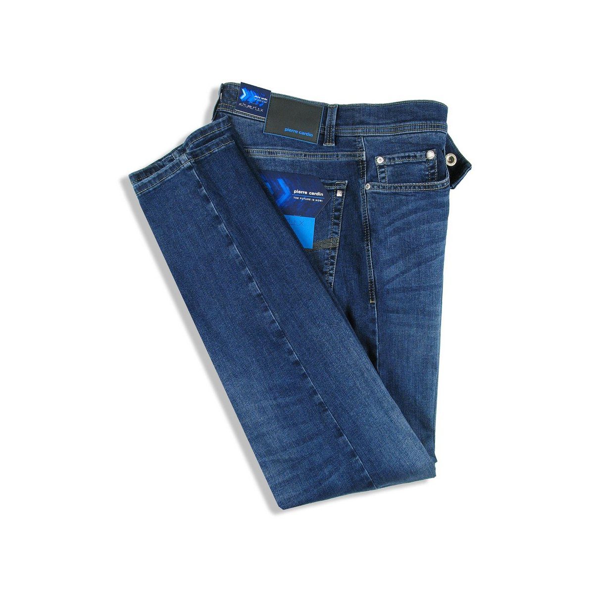 Pierre Mid Blue 5-Pocket-Jeans 02 blau (1-tlg) Cardin