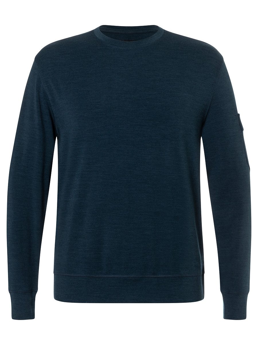 Sweatshirt für Herren, Merino M ALPINE BRUSH CREWNECK