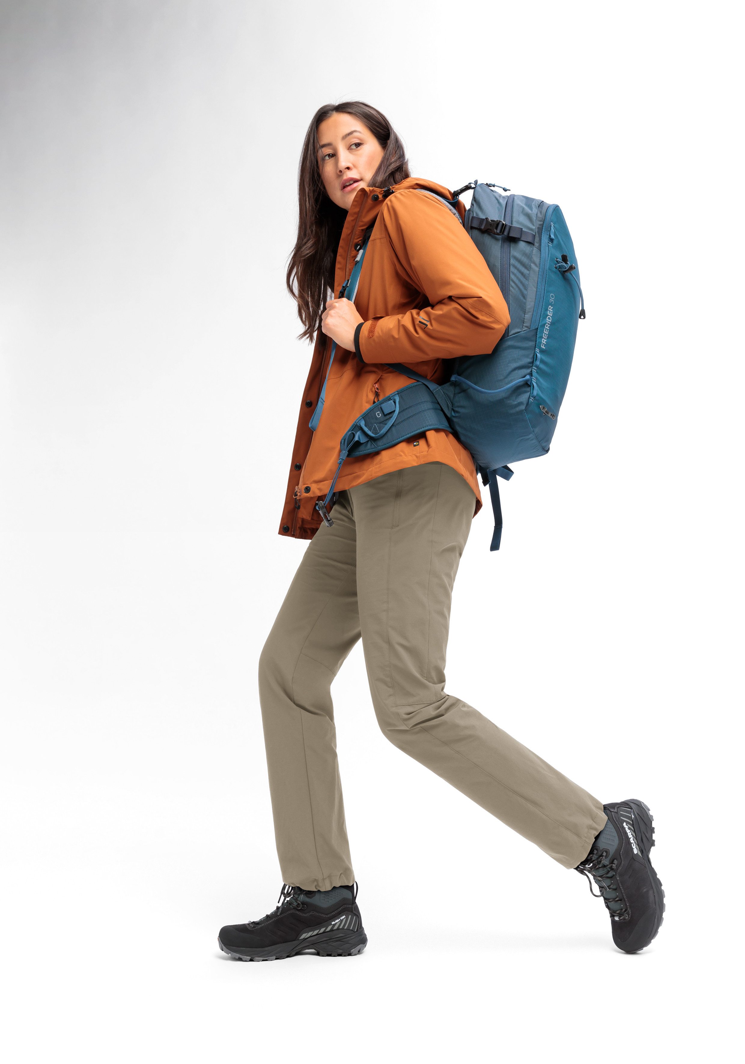 Maier Sports Outdoorhose Lulaka Winter Damen Winter Wanderhose, Funktionshose mit Netzinnenfutter
