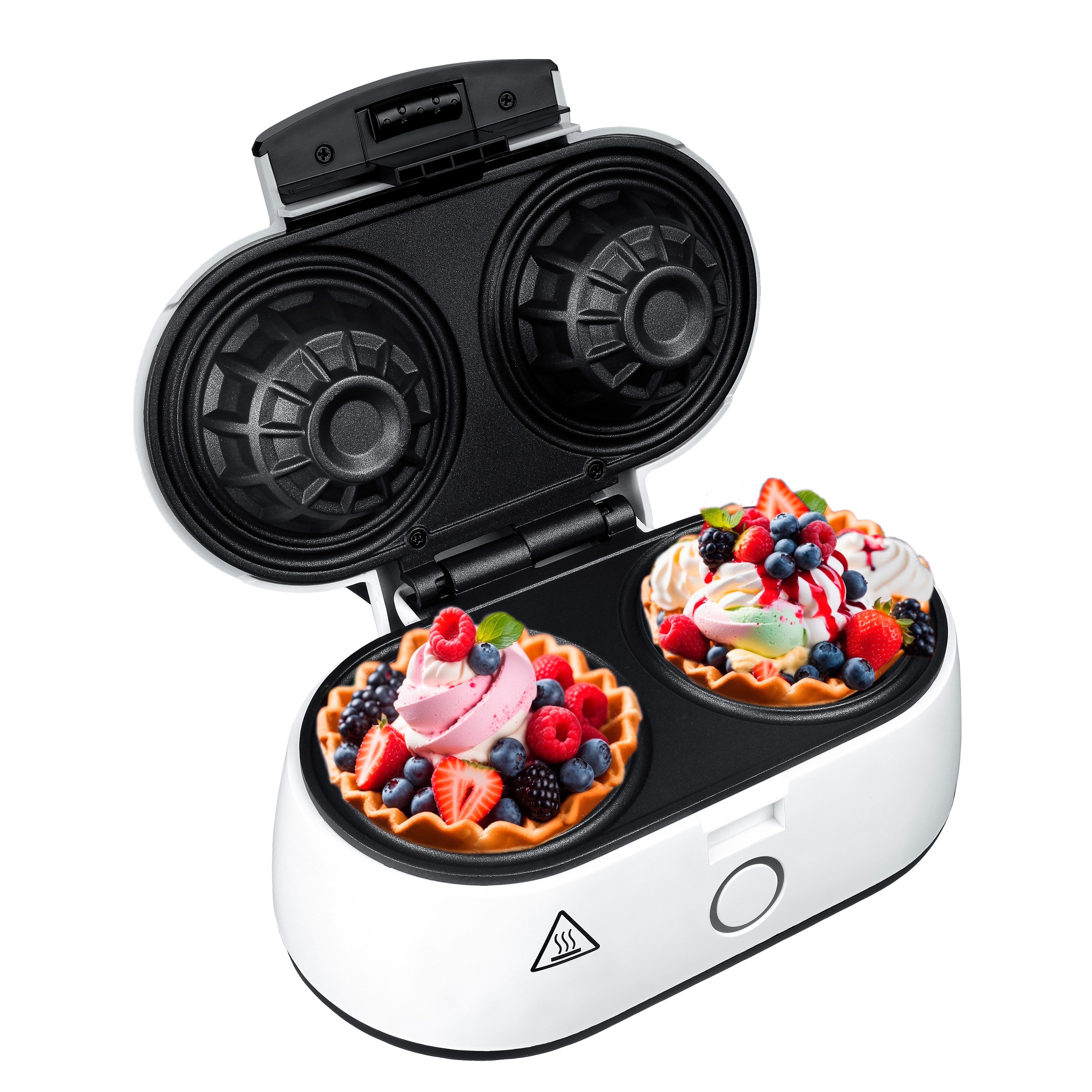Adler Waffeleisen Adler Eis - Waffeleisen Waffeleisenmaschine 1400W ad_3062, 1400 W
