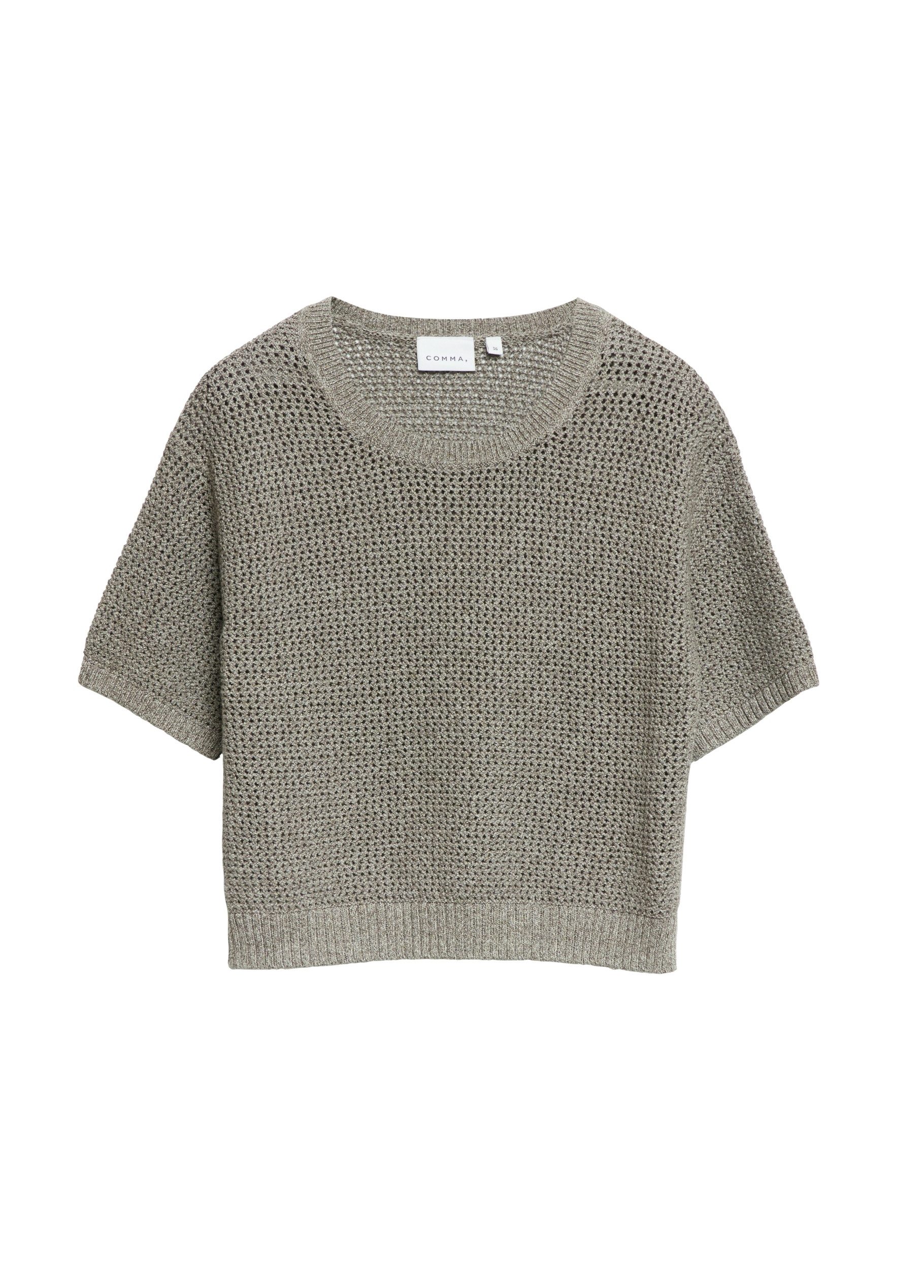 comma 3/4 Arm-Pullover Strickpullover
