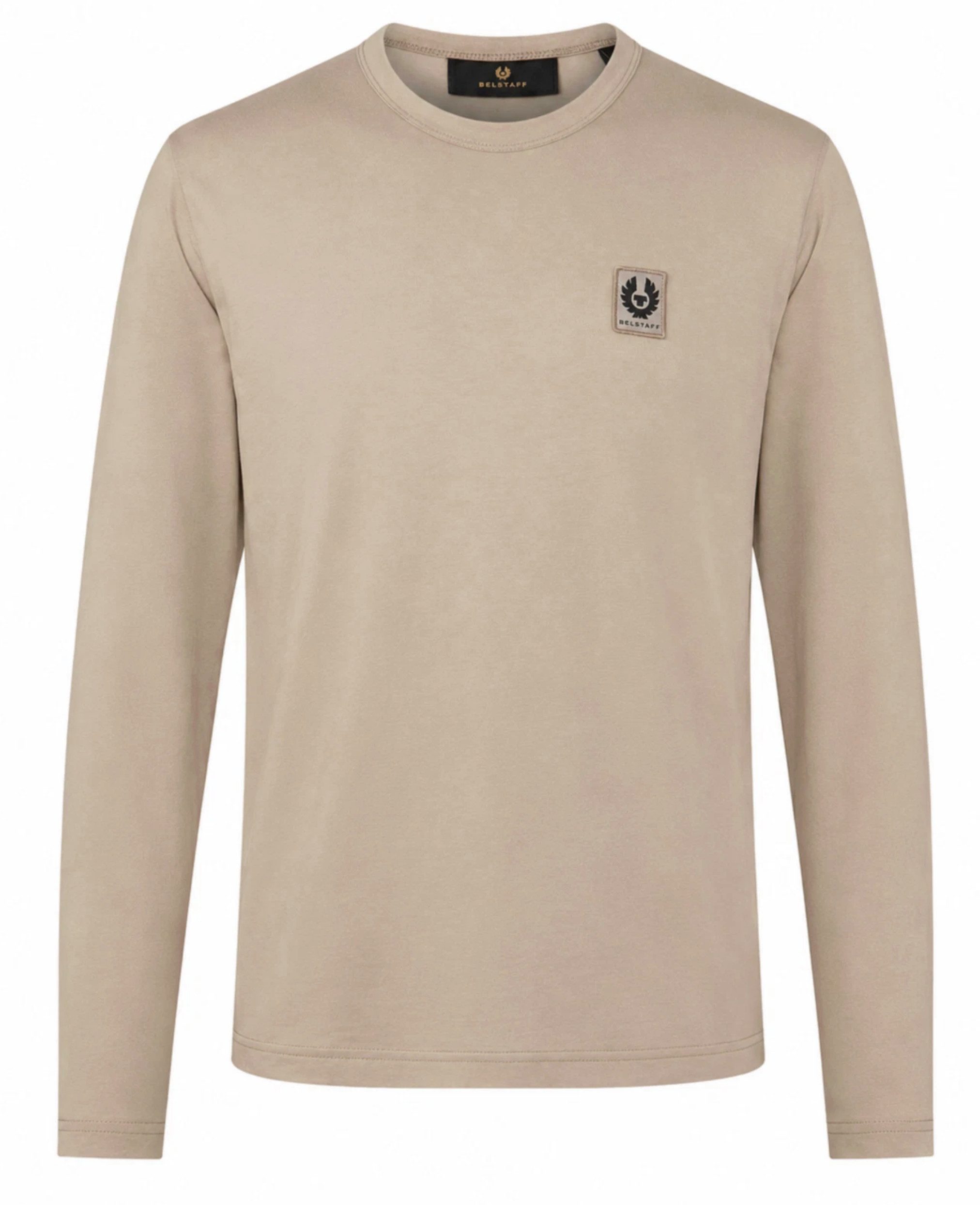 Belstaff Longsleeve T-Shirt London Retro Phoenix Patch Iconic Tee Modern Cut (1-tlg) Ideal für Alltag, Business Casual und Freizeit
