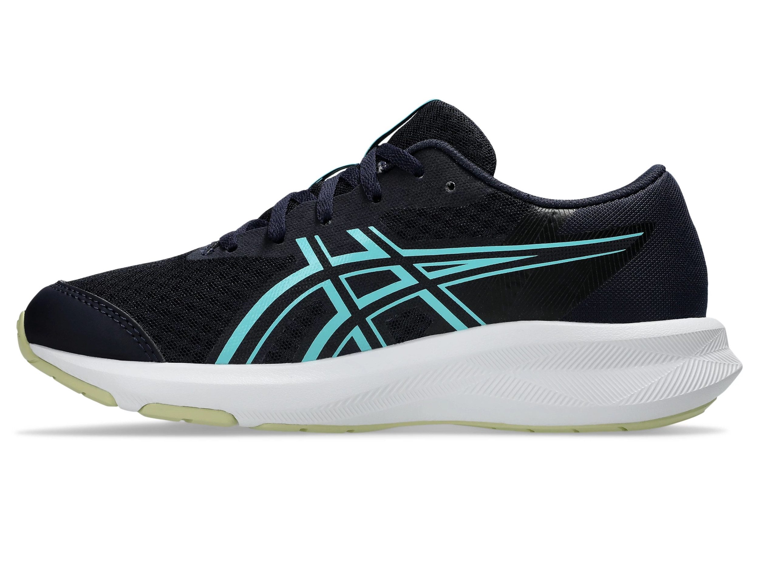 Asics PATRIOT 14 GS MIDNIGHT/GLOW GREEN Laufschuh