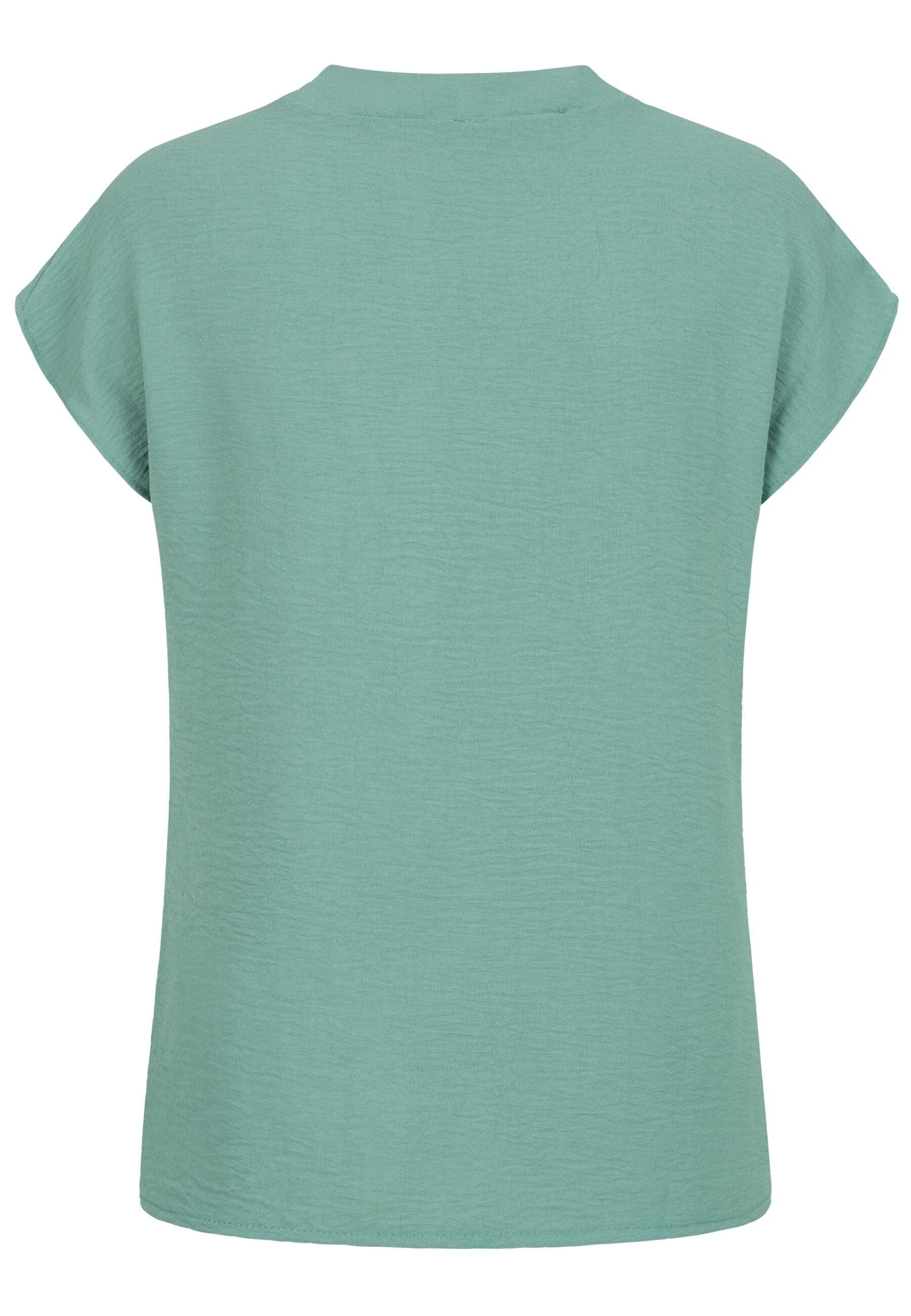 CLOUD 5IVE Klassische Bluse CLOUD 5IVE Musselin Bluse mit V-Ausschnitt günstig online kaufen