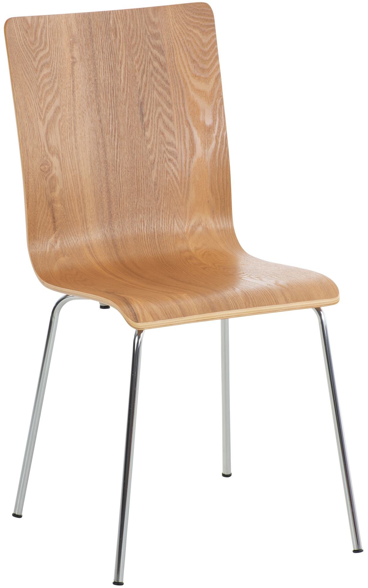 CLP Besucherstuhl Pepe, ergonomisch geformter Holzsitz günstig online kaufen