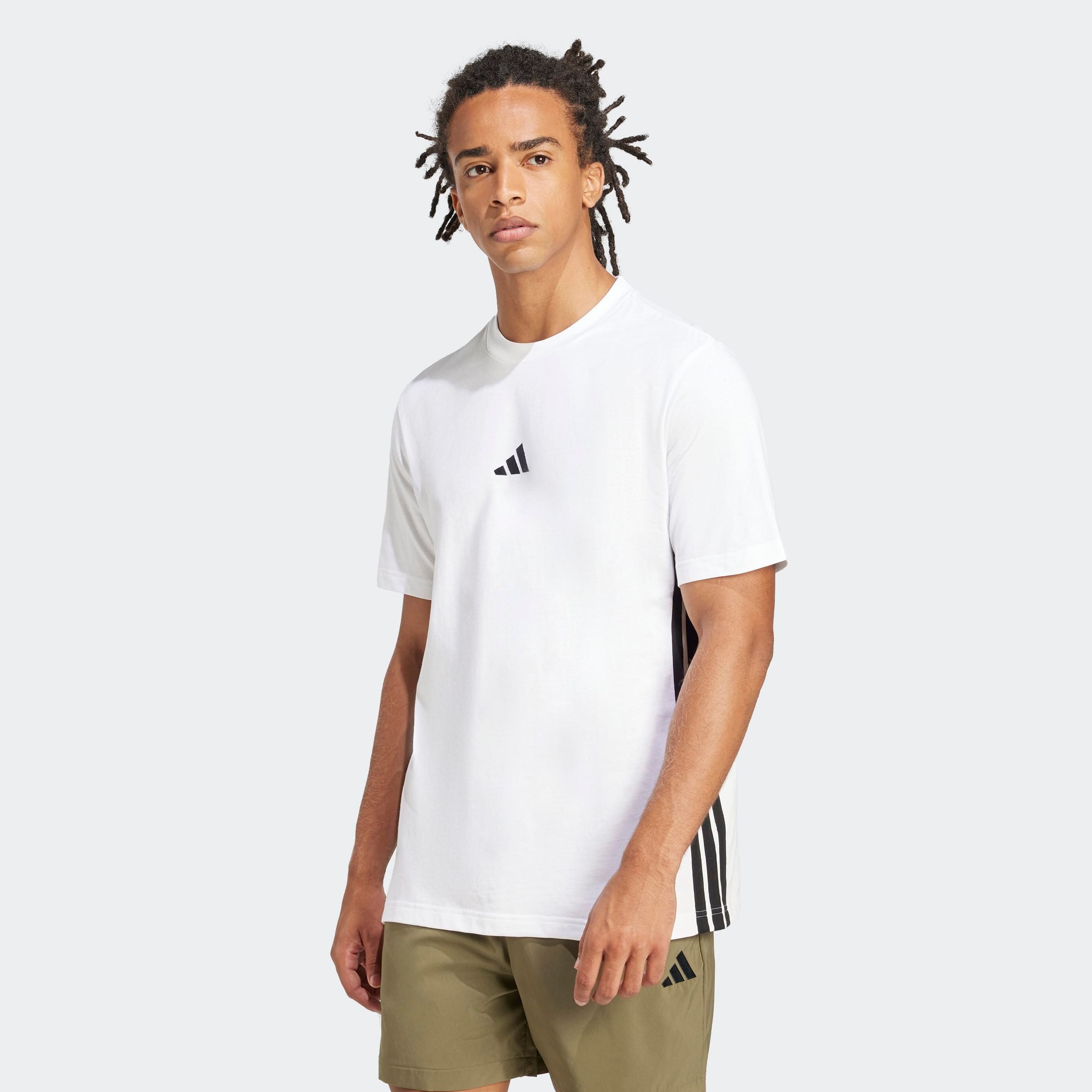 adidas Sportswear T-Shirt M 3S SJ T mit Rundhalsausschnitt, aus Baumwolle, günstig online kaufen